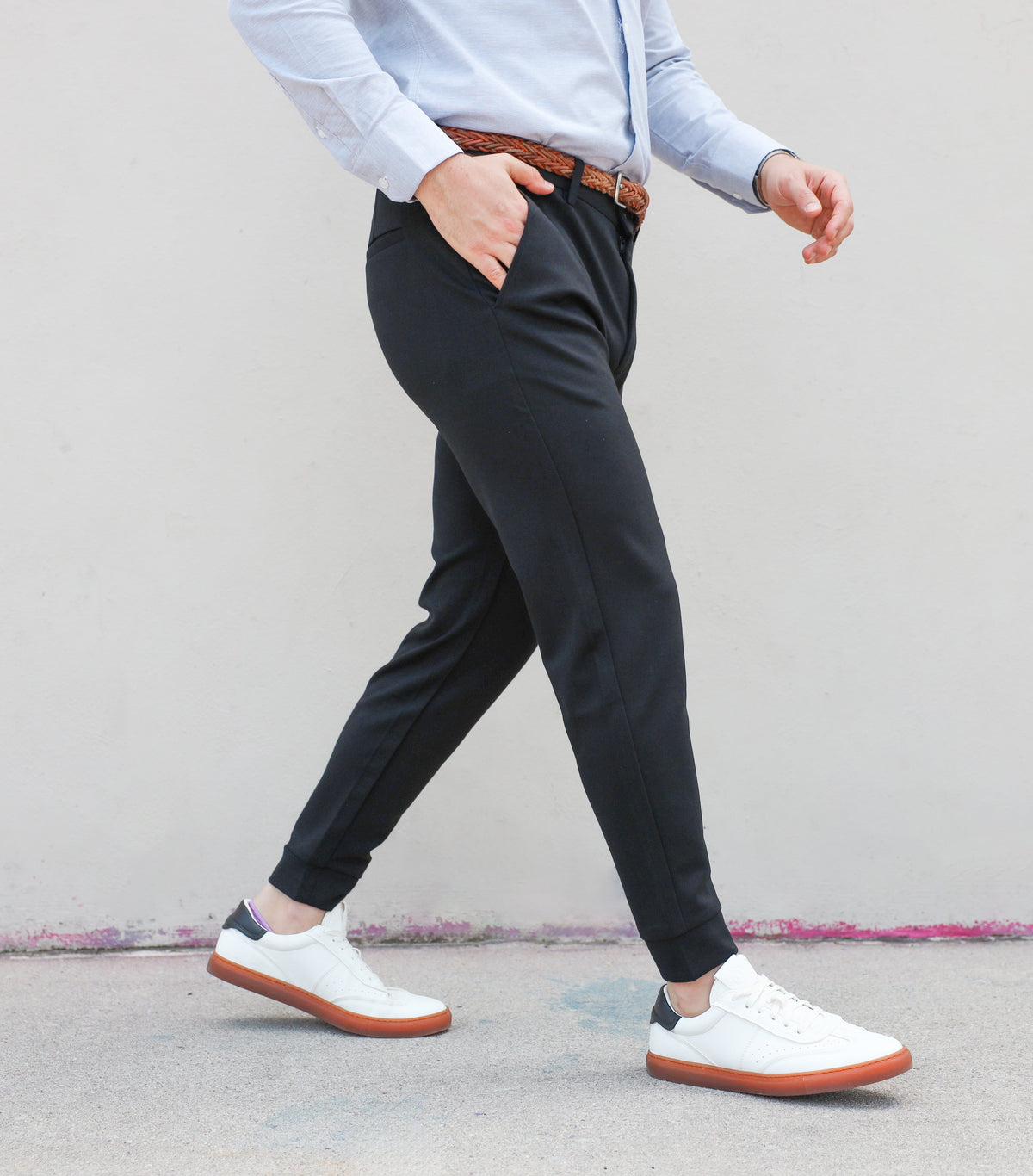 Mason Omni-Stretch Knit Jogger Black