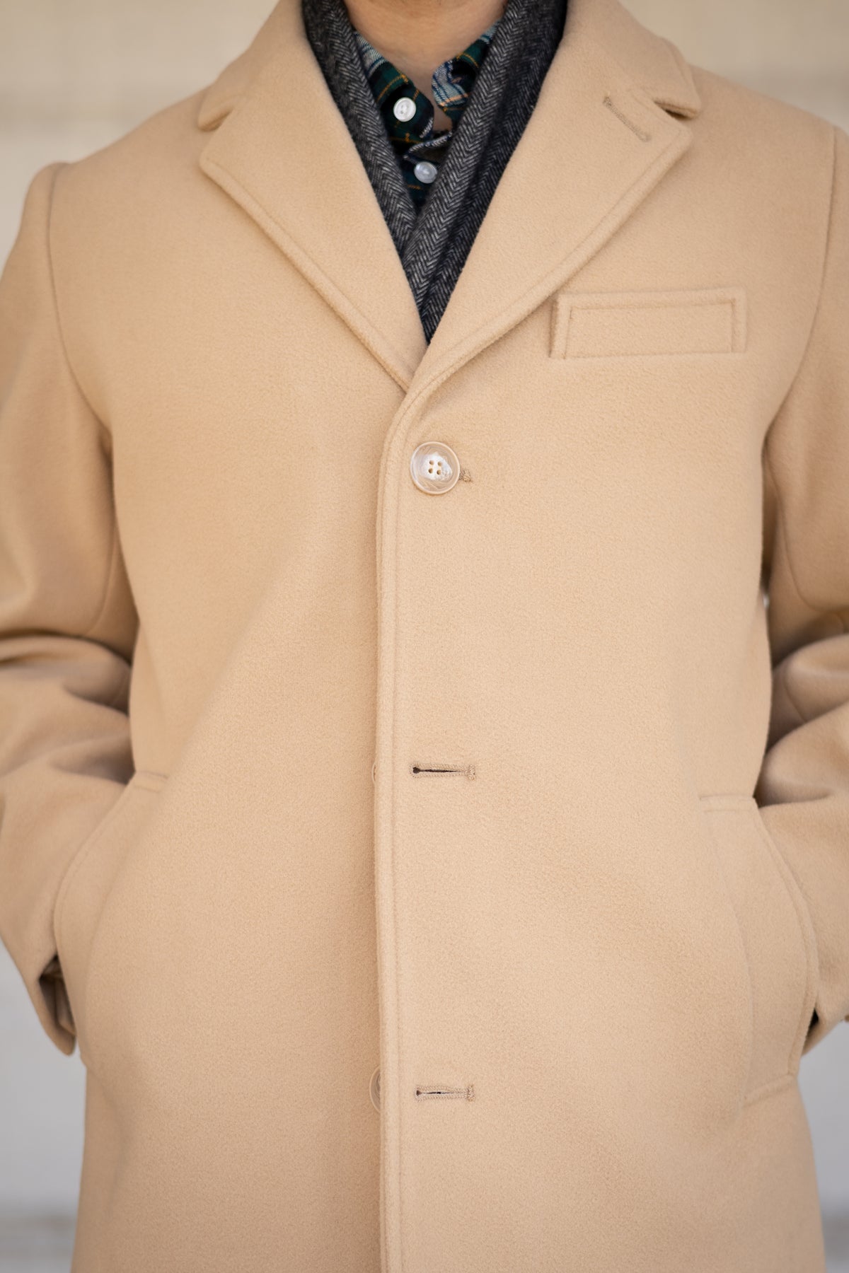 Wool Overcoat Camel