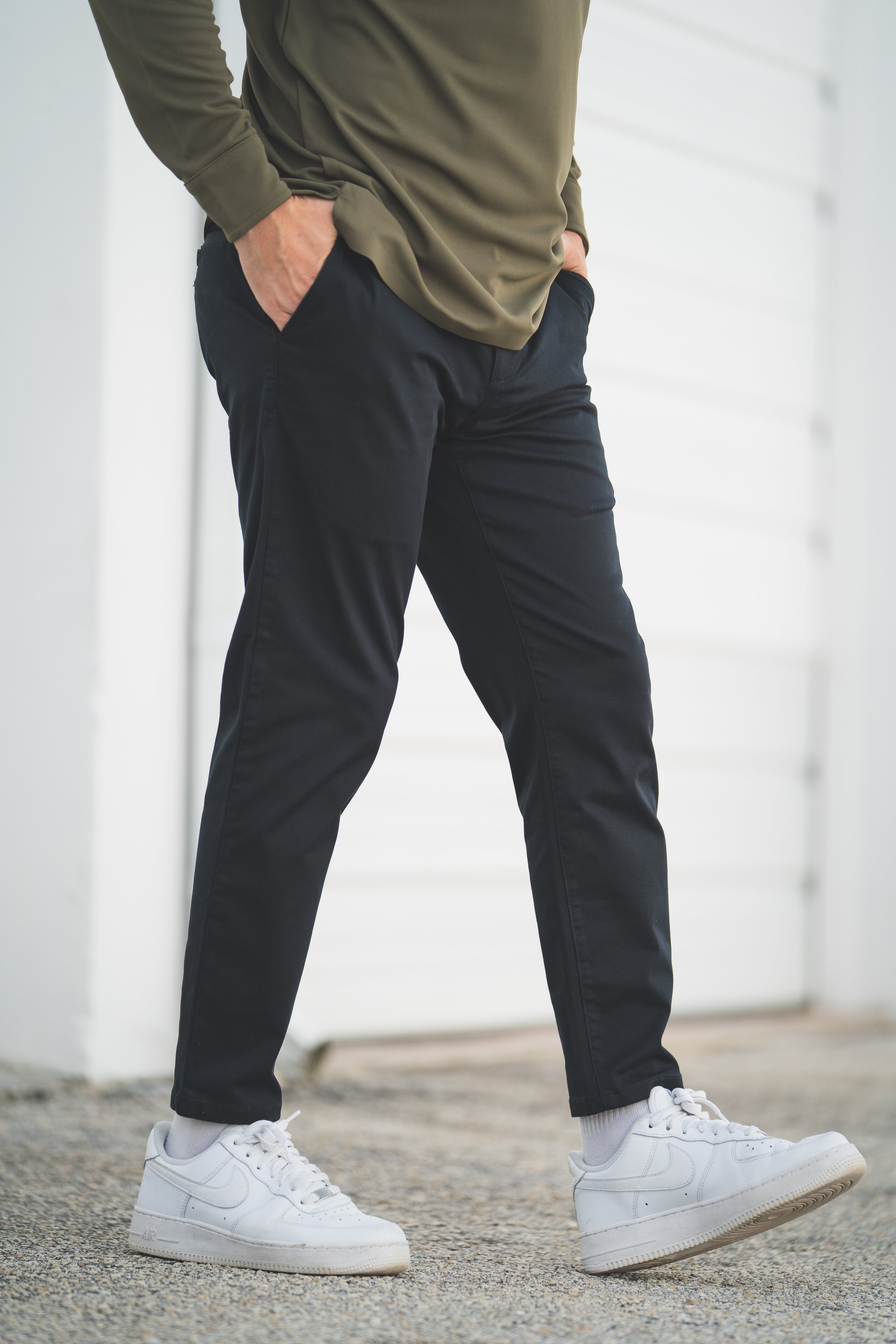 Extra Stretch Chino Black