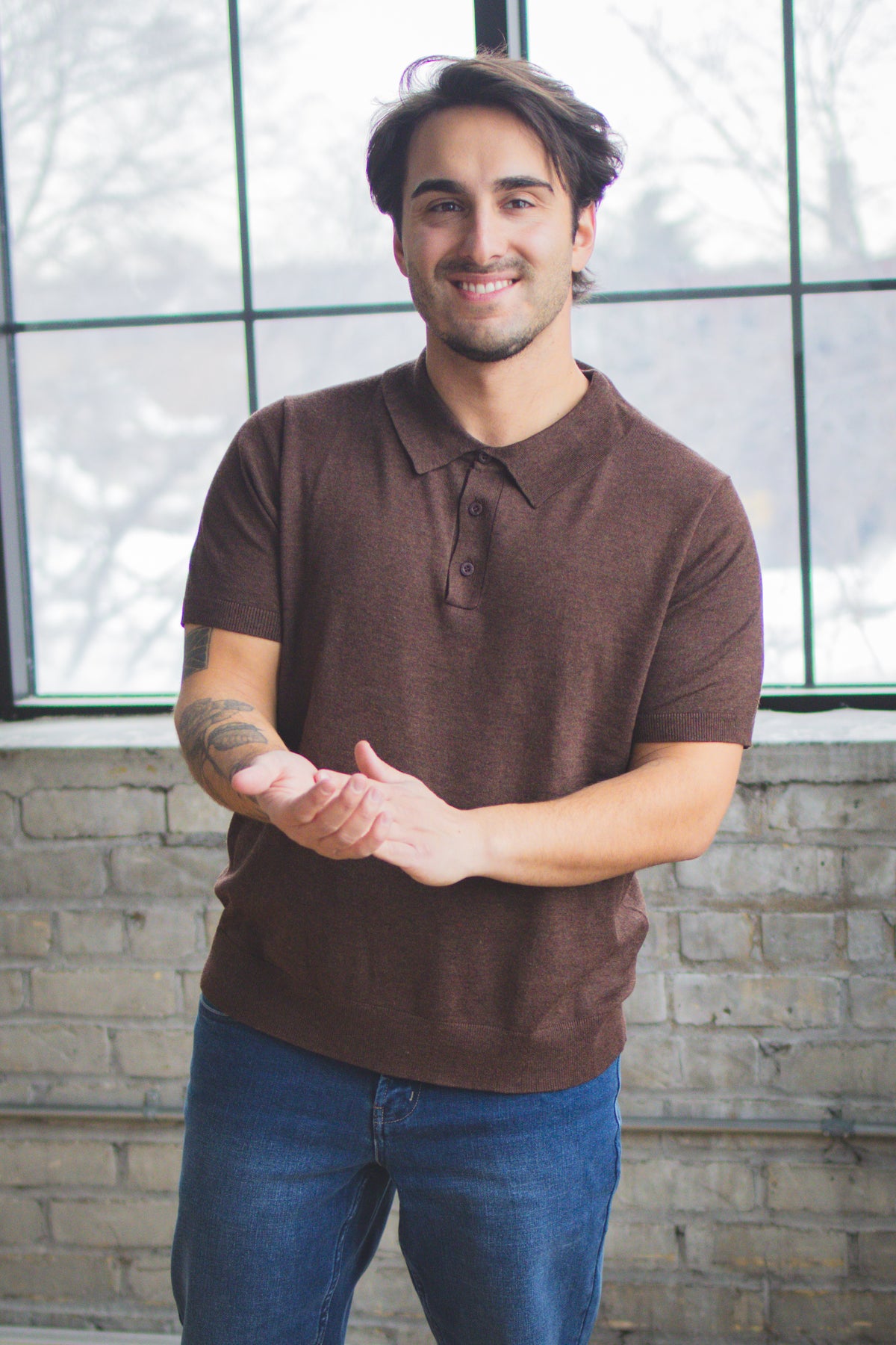 Sweater Polo Redwood