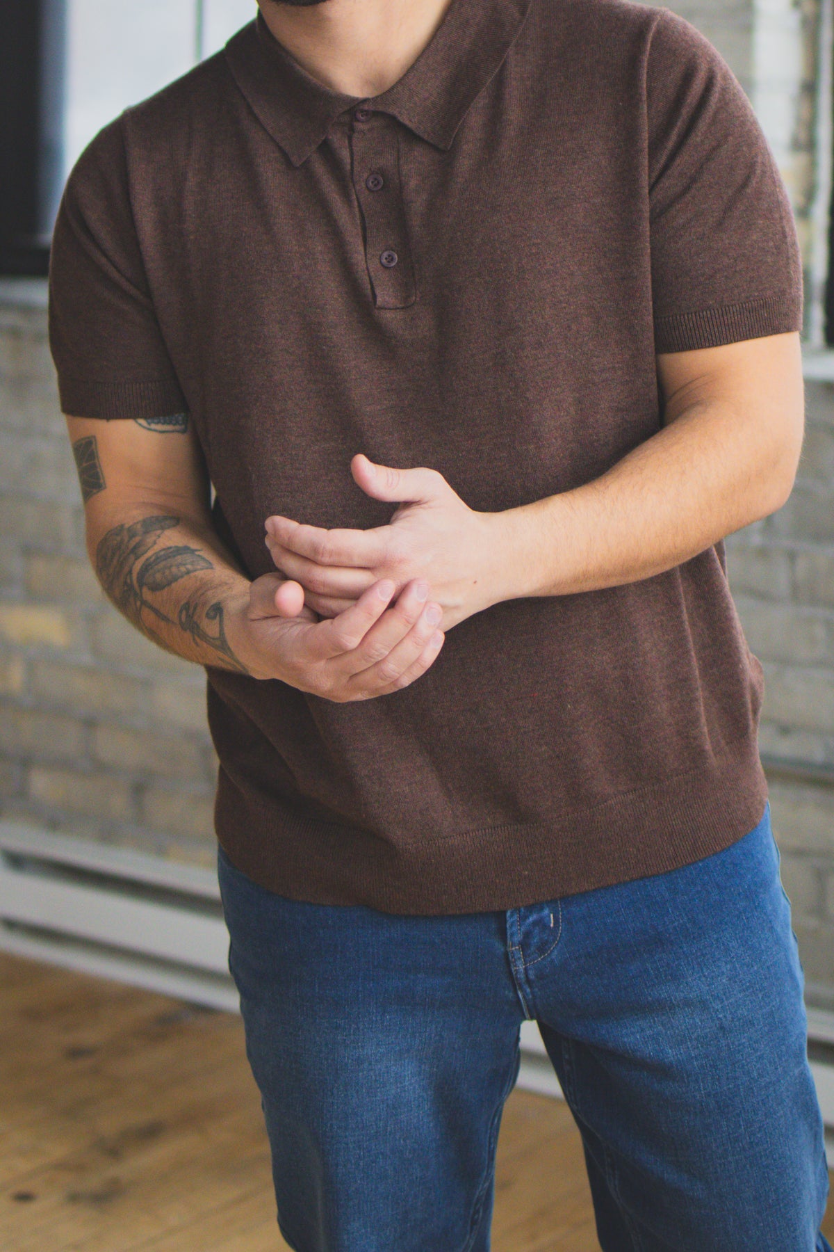 Sweater Polo Redwood