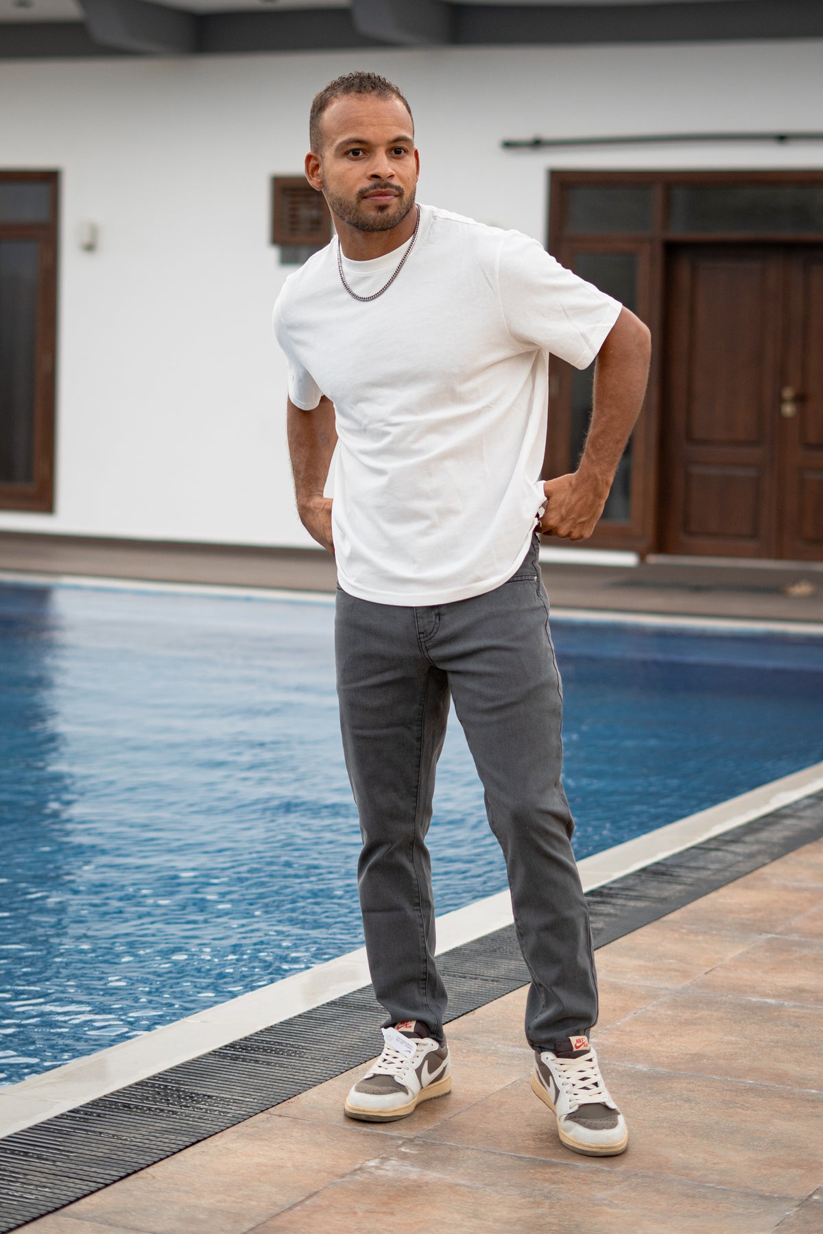 Core Extra Stretch Jeans Charcoal