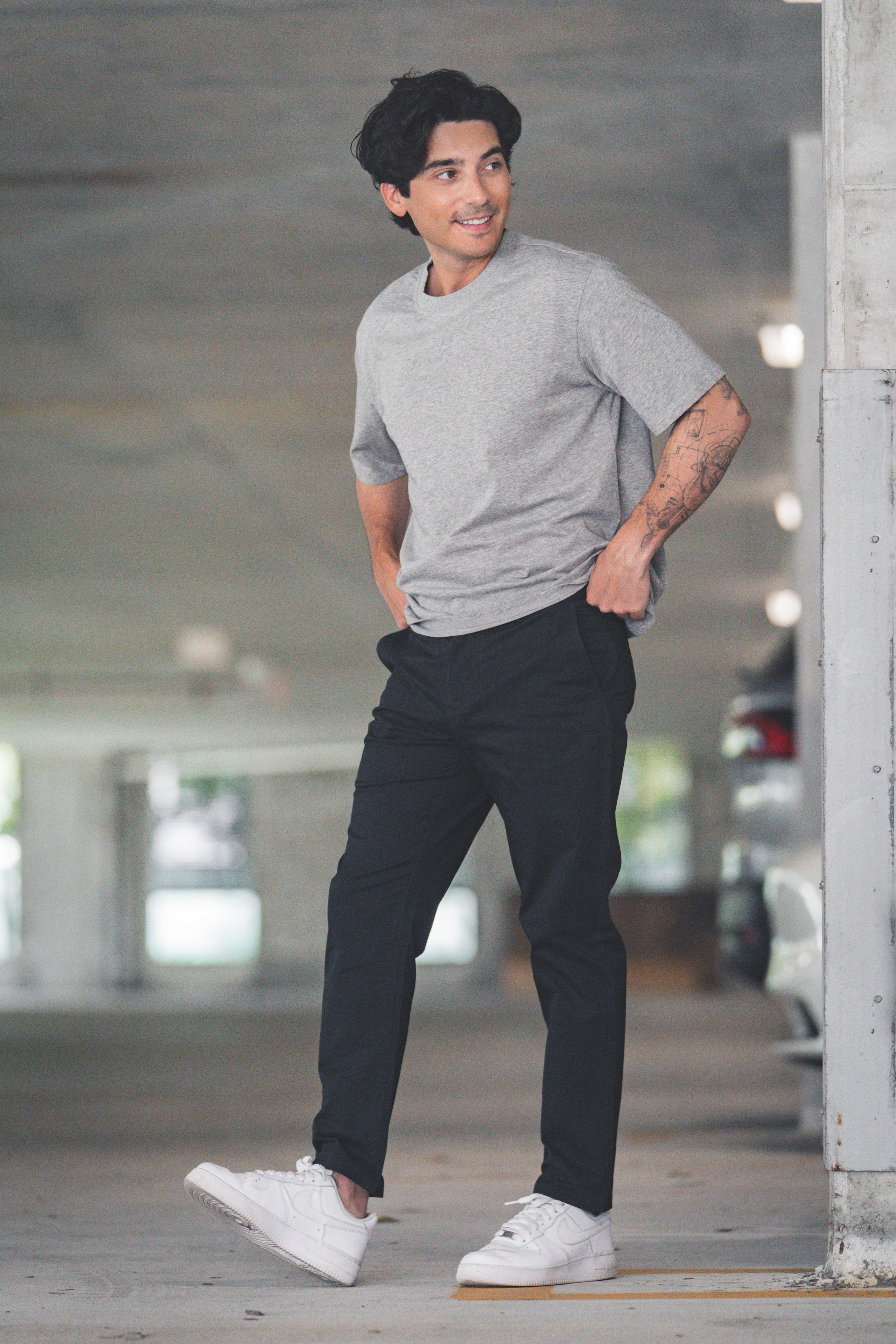 Straight Fit Core Stretch Chino Black