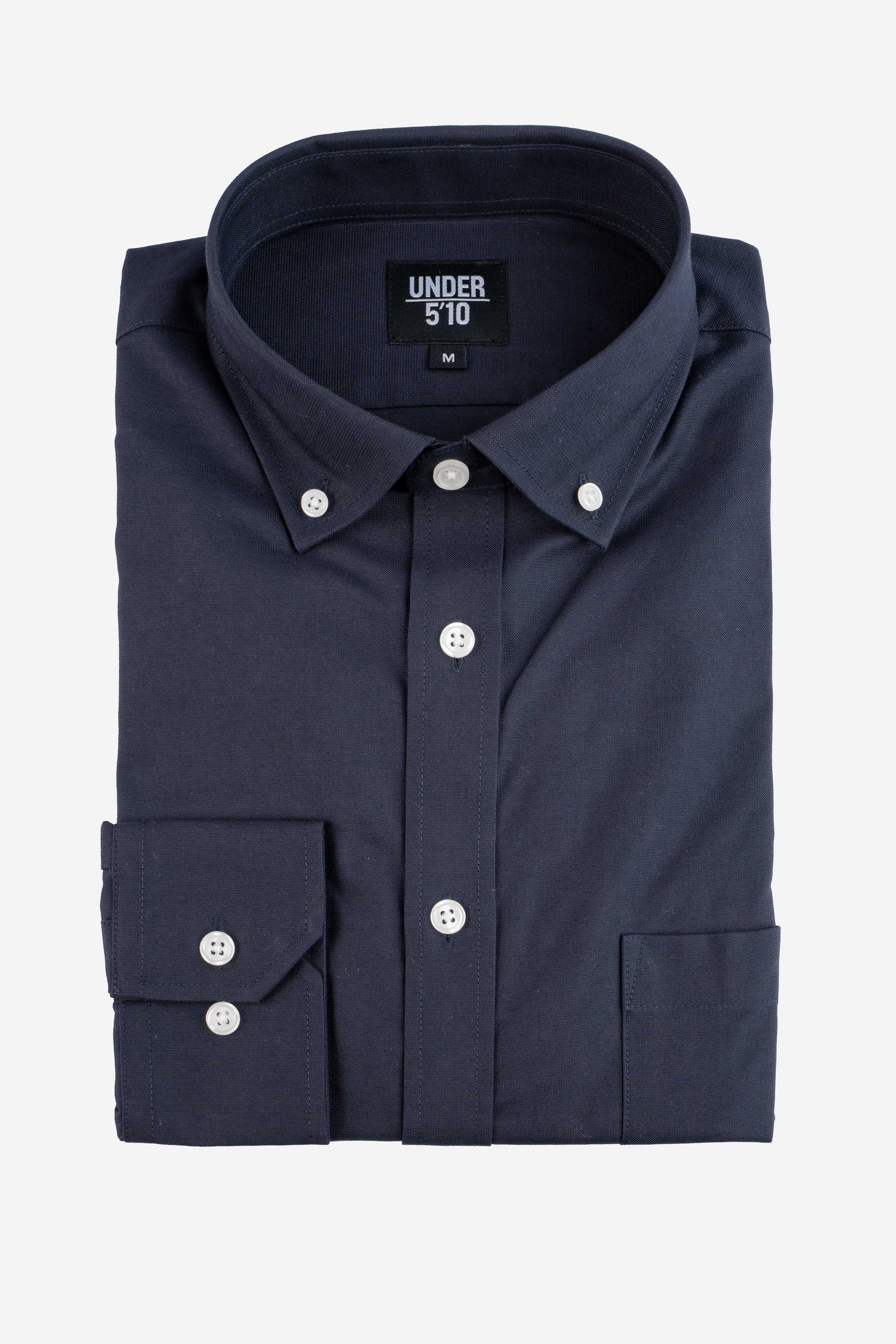 Stretch Oxford Button Down Shirt Navy