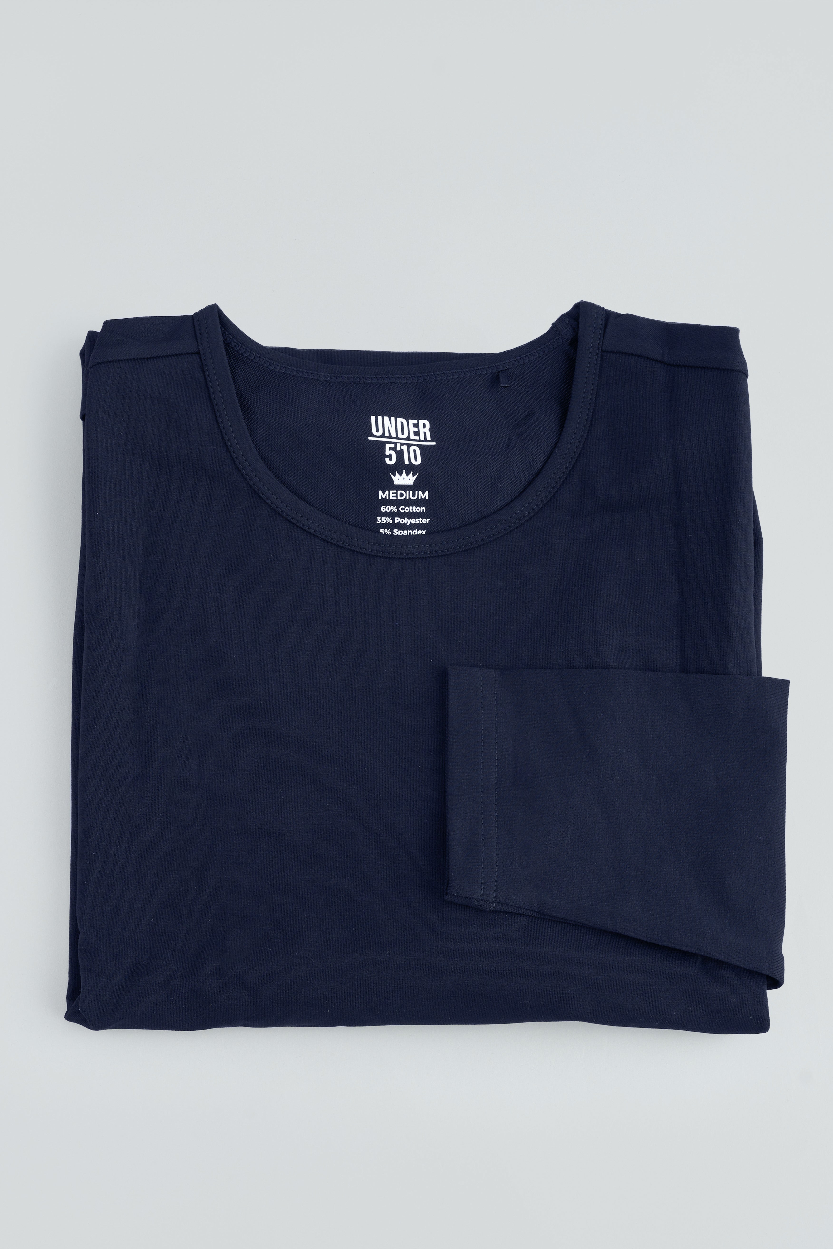 Long Sleeve Athletic Blend T-Shirt Navy