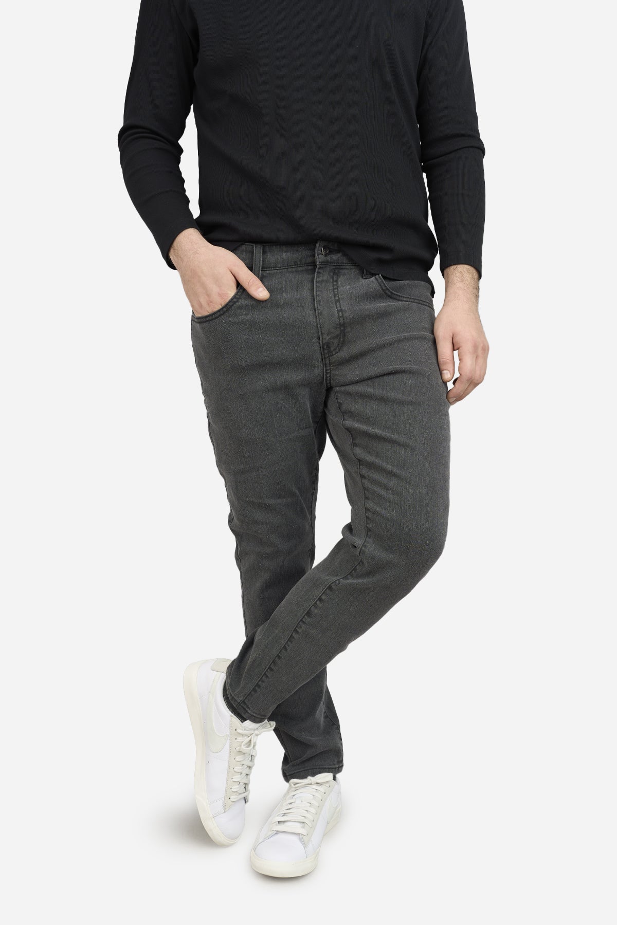 Core Extra Stretch Jeans Charcoal