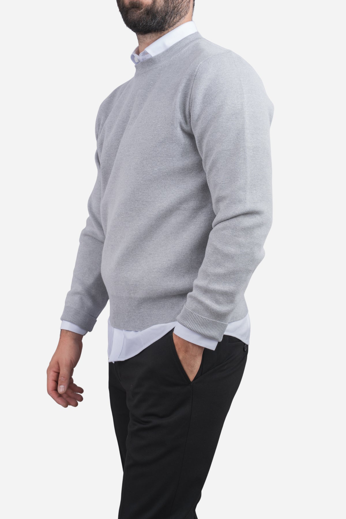 Hudson Crewneck Sweater Champion Gray