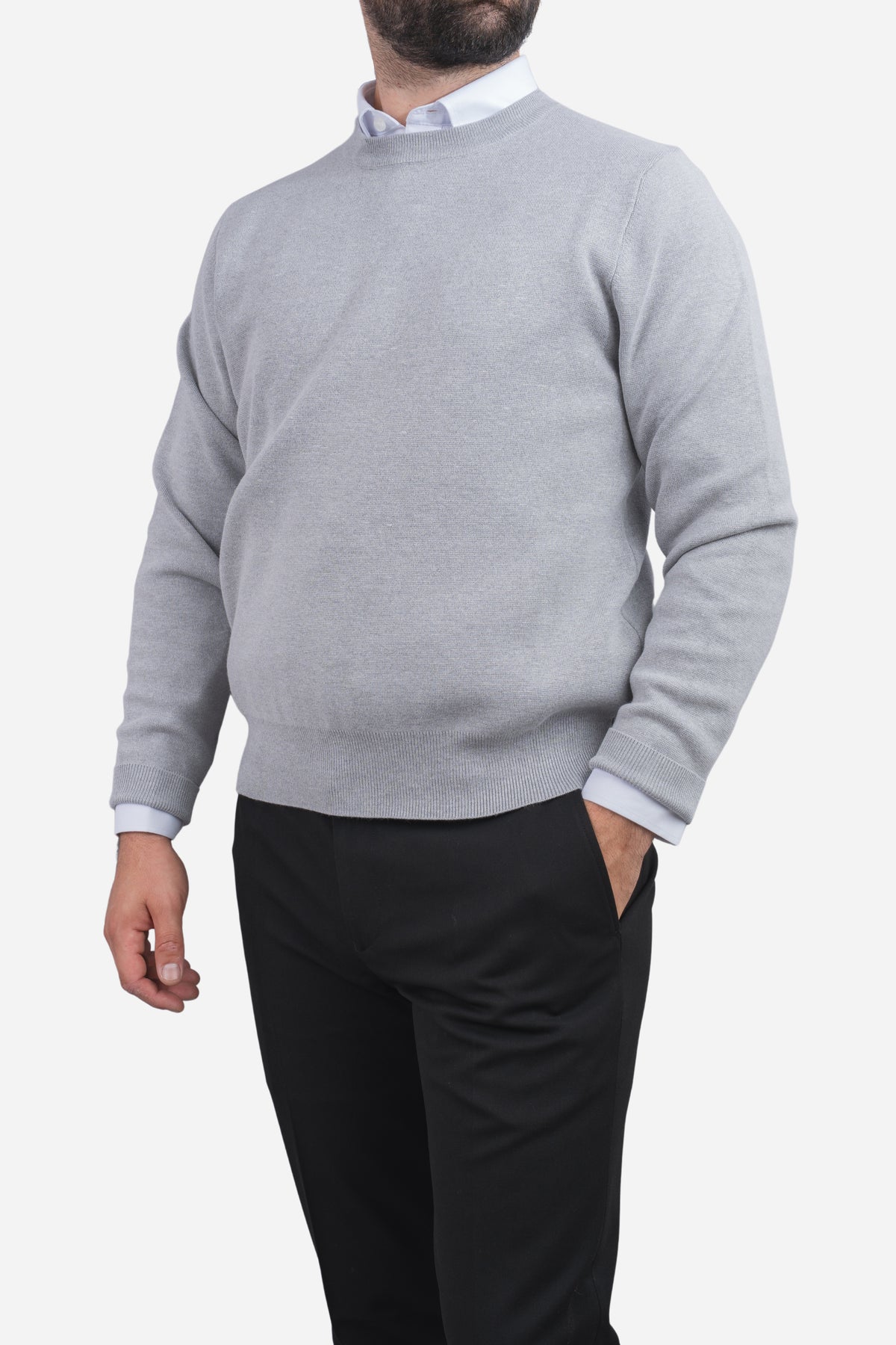 Hudson Crewneck Sweater Champion Gray
