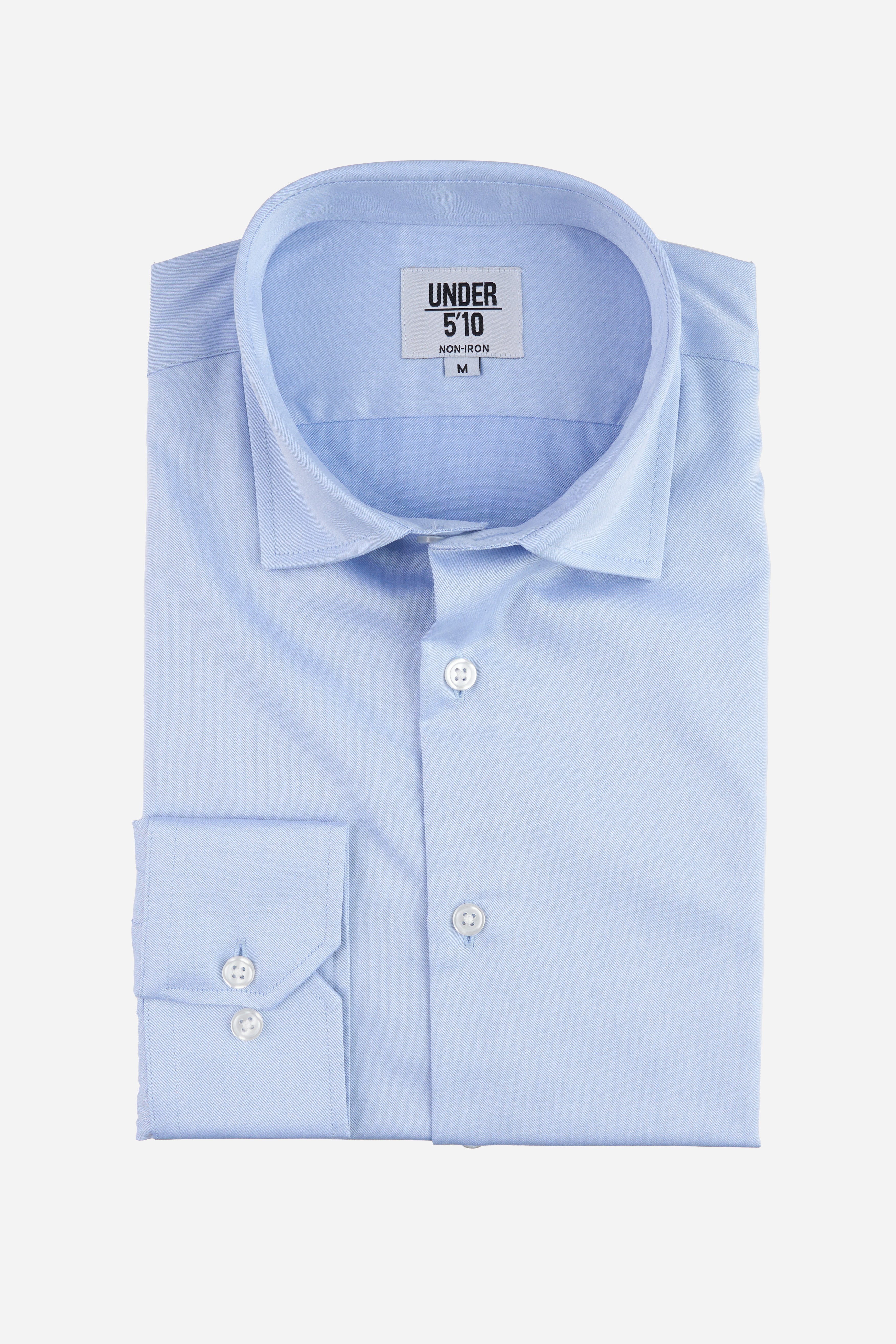 Non-Iron Twill Dress Shirt Light Blue