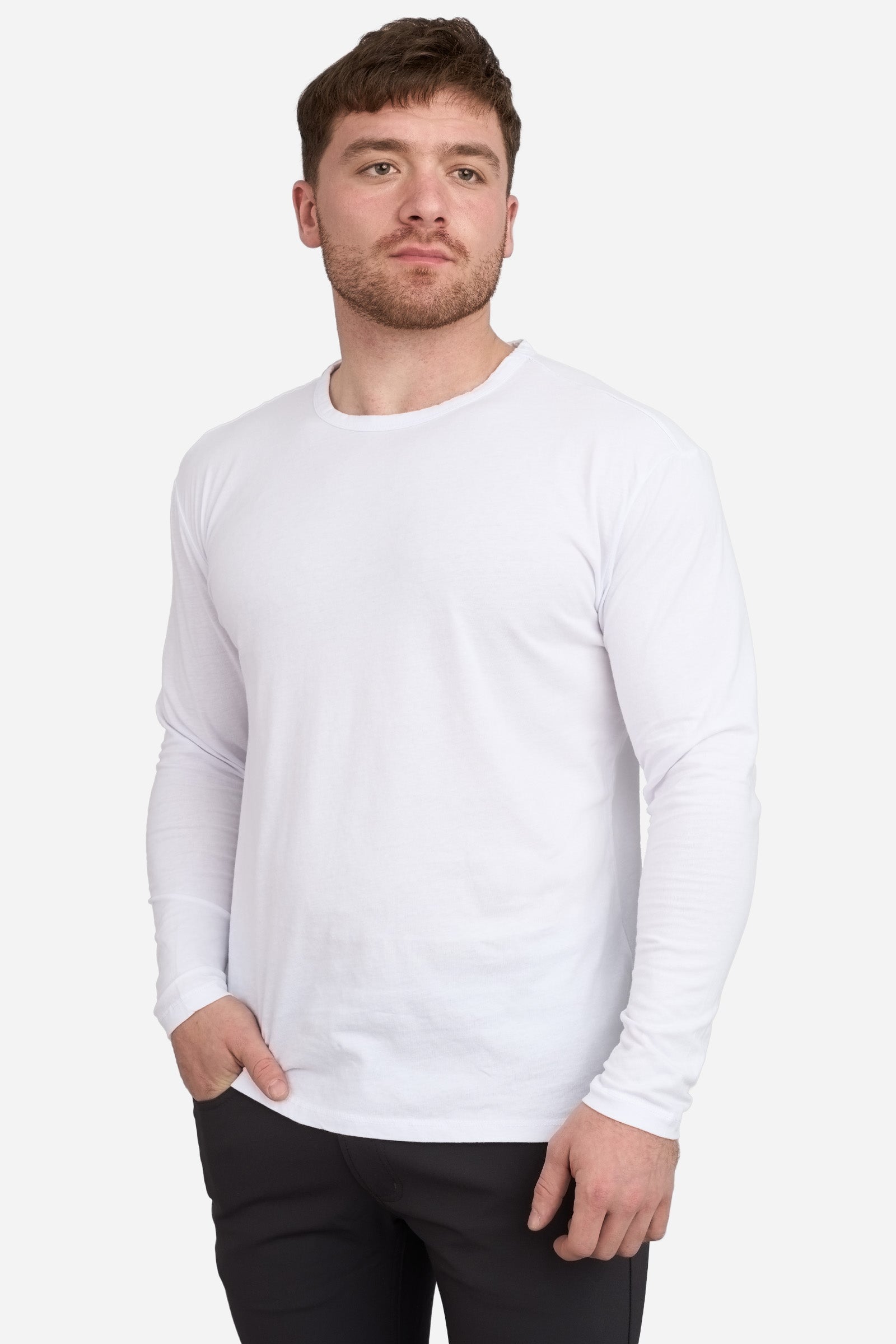 Long Sleeve Soft T-Shirt White