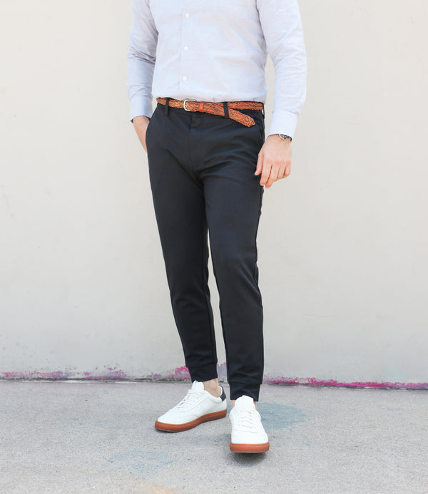 Mason Omni-Stretch Knit Jogger Black
