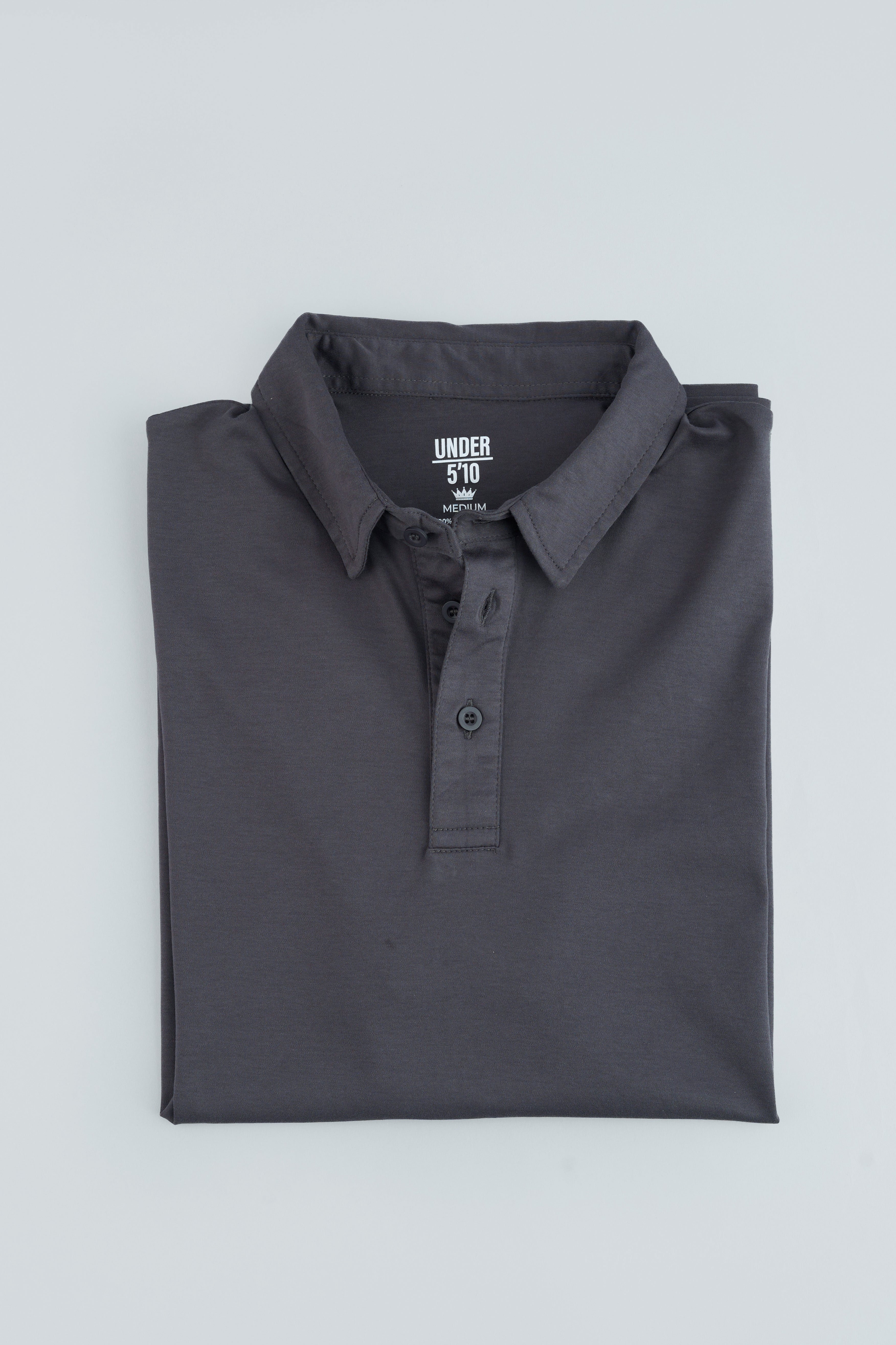 Pima Cool Touch Polo Charcoal
