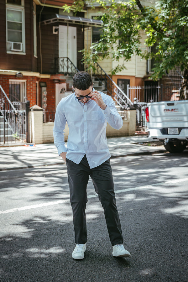 Lightweight Stretch Chino Charcoal