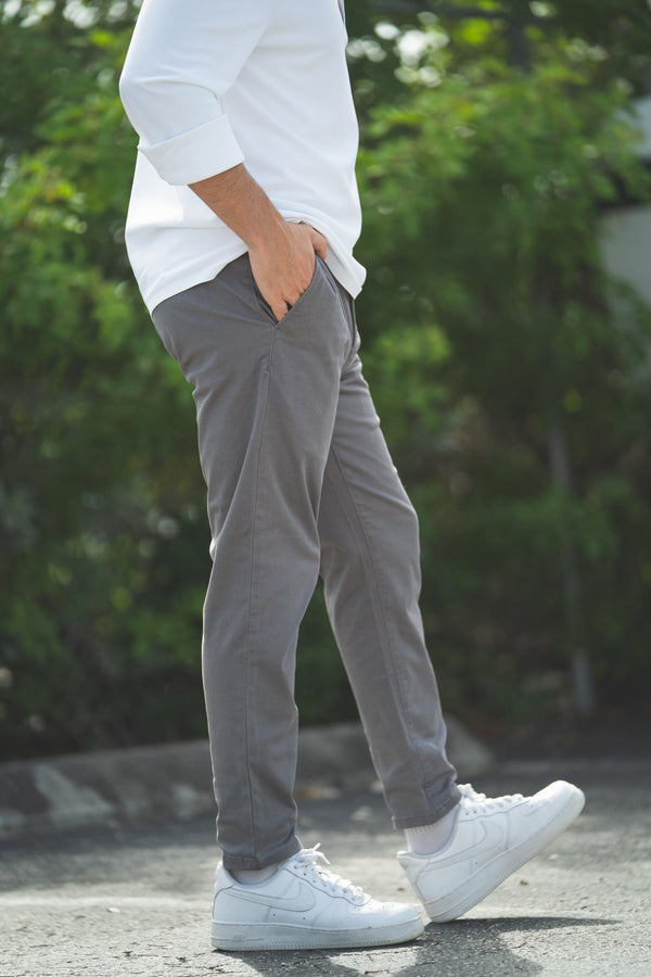 Extra Stretch Chino Gray
