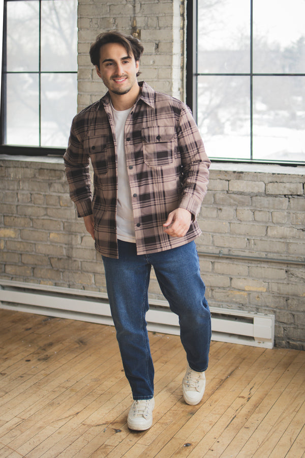 Straight Fit Stretch Jeans Medium Wash