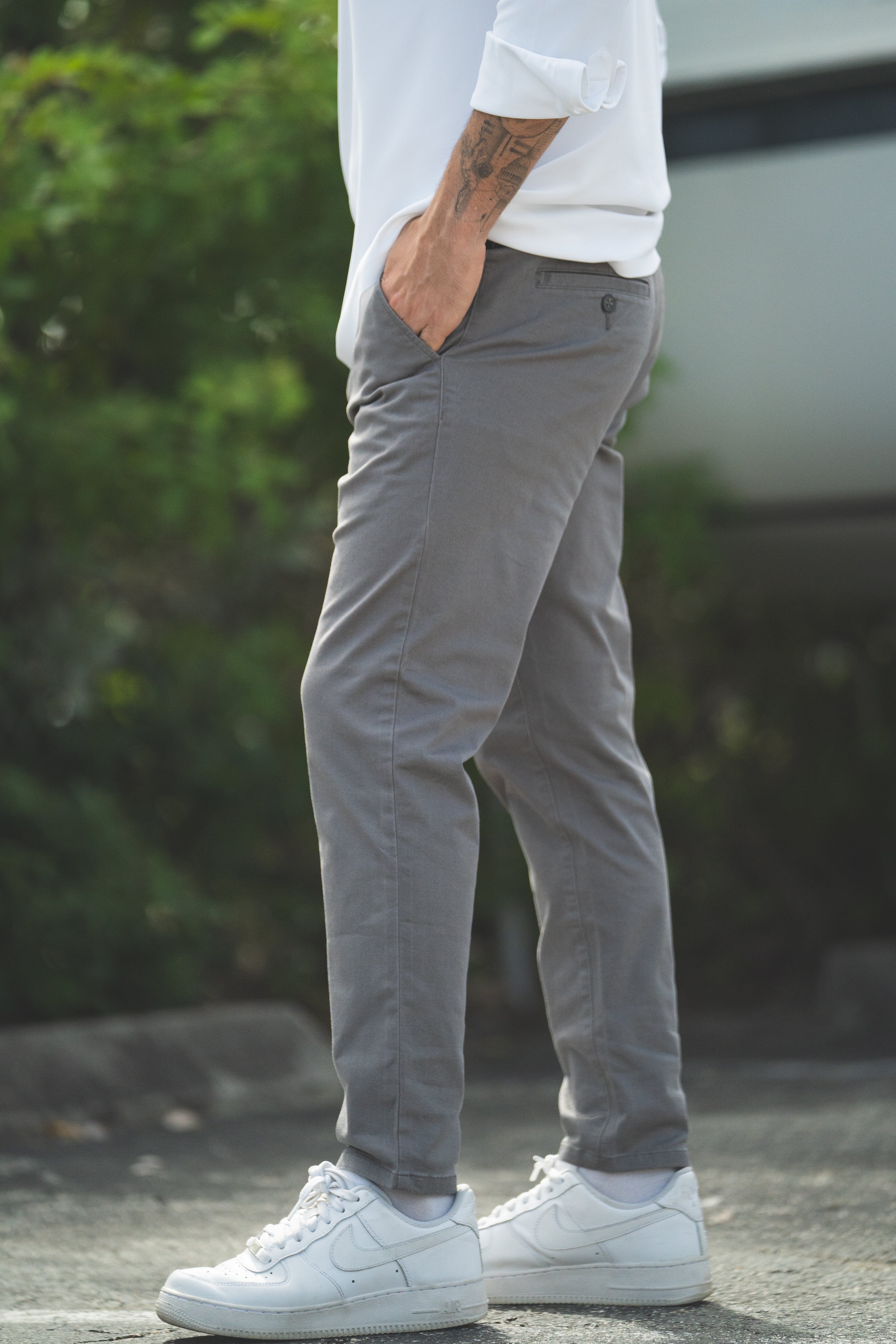 Extra Stretch Chino Gray