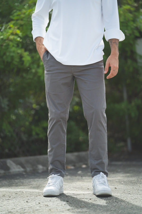 Extra Stretch Chino Gray