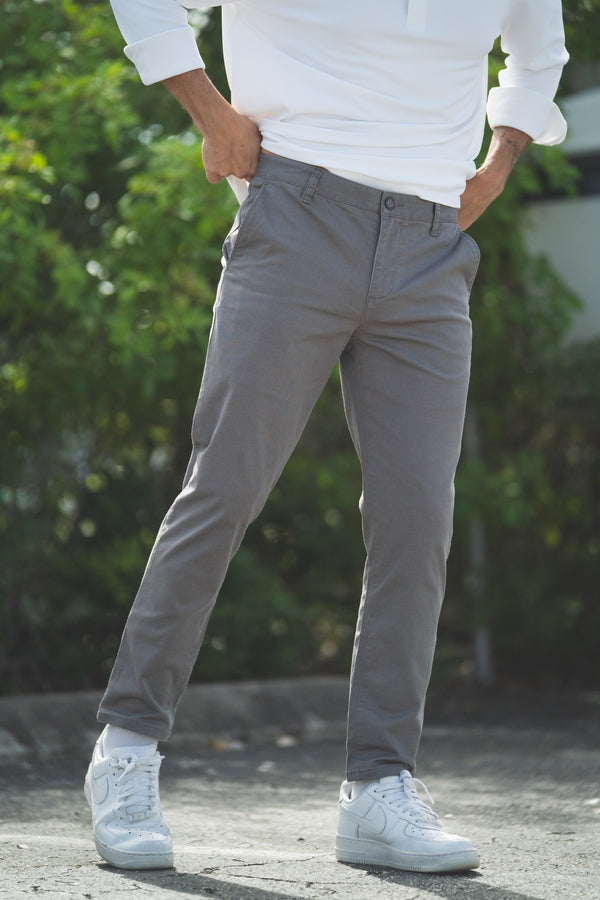 Extra Stretch Chino Gray