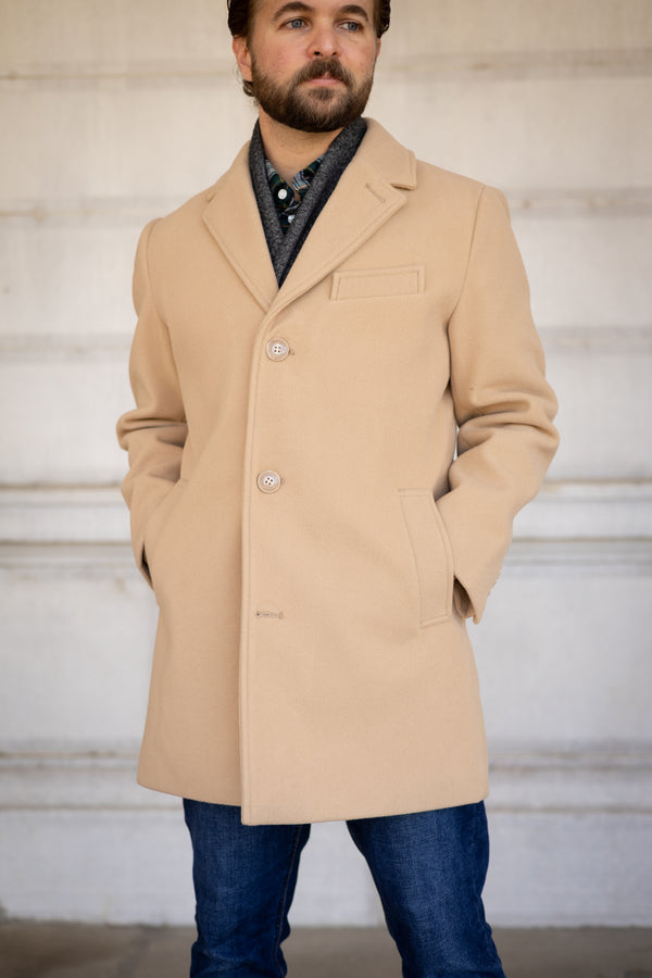 Wool Overcoat Camel