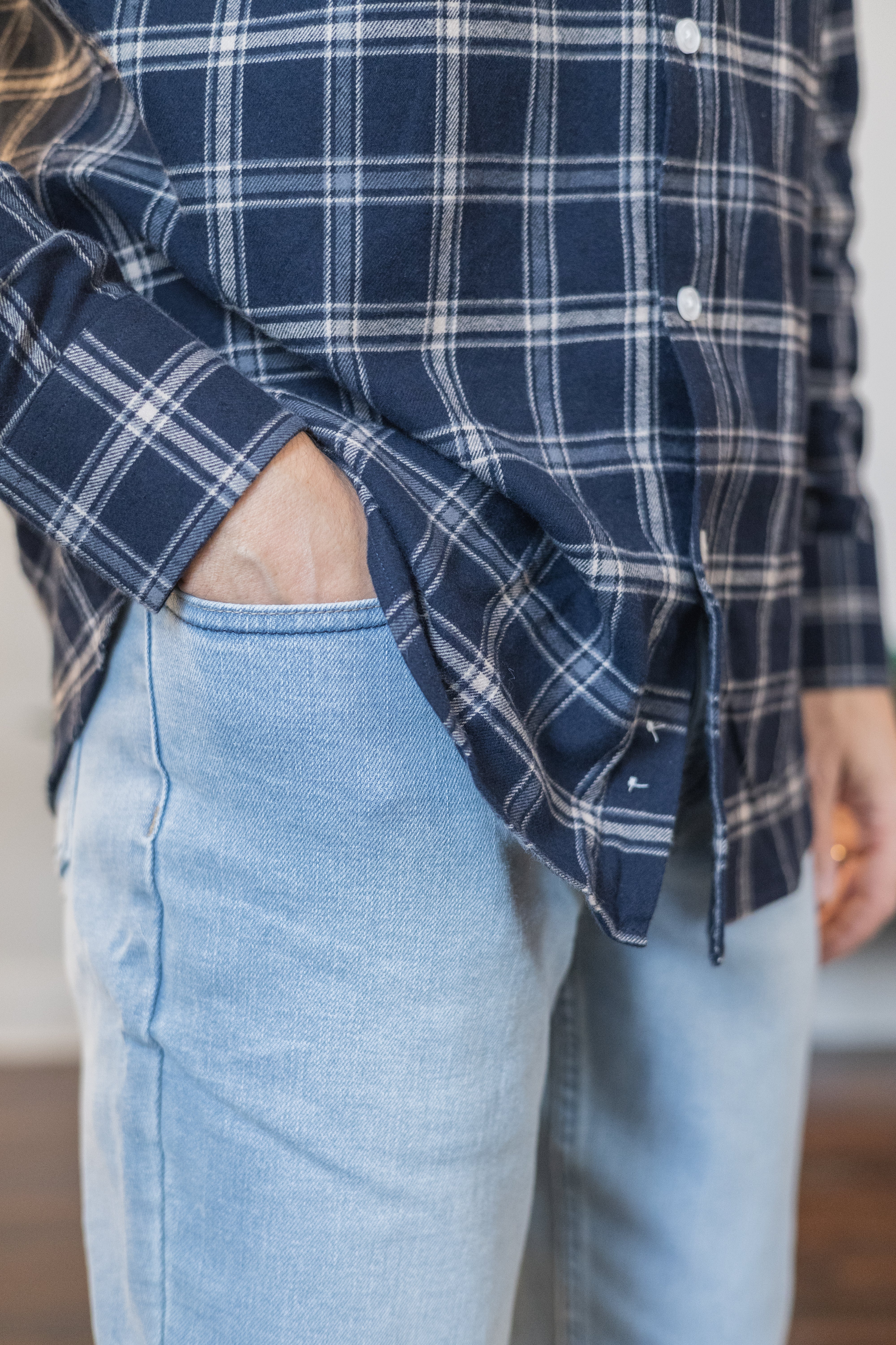 Straight Fit Stretch Jeans Light Wash