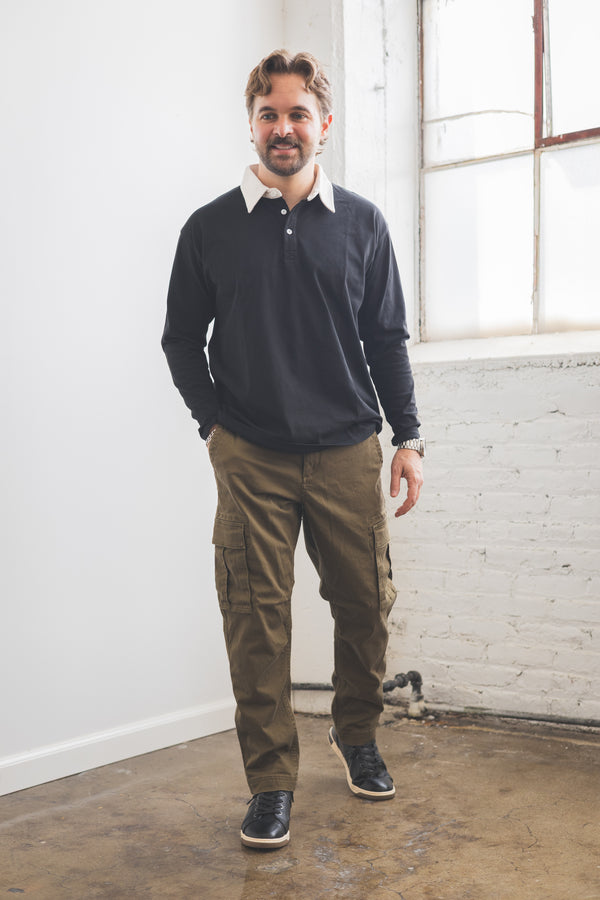 Rugby Polo Black