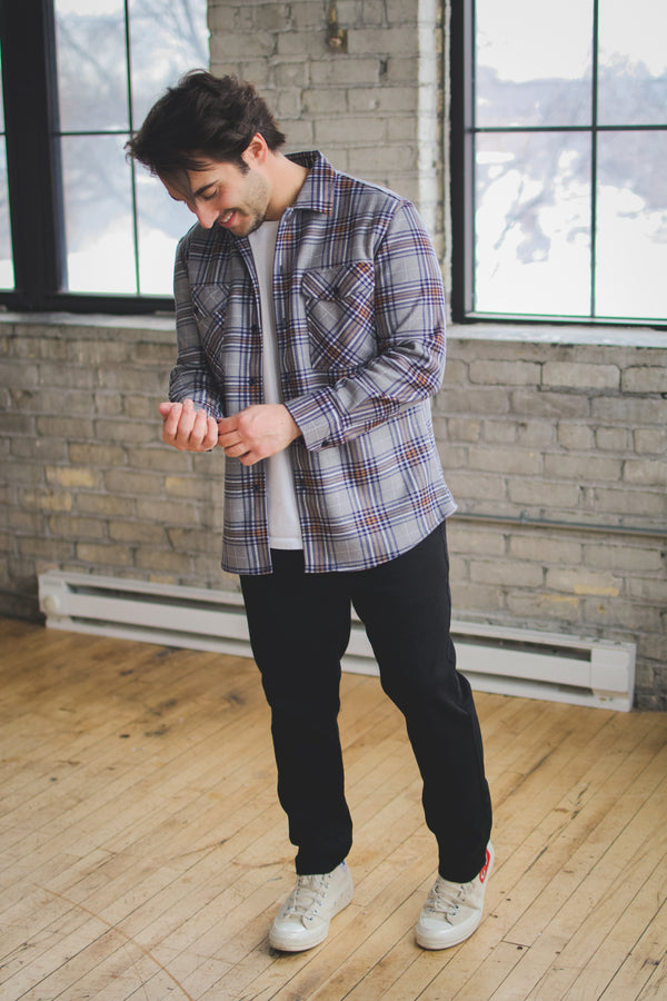 Straight Fit Stretch Jeans Black