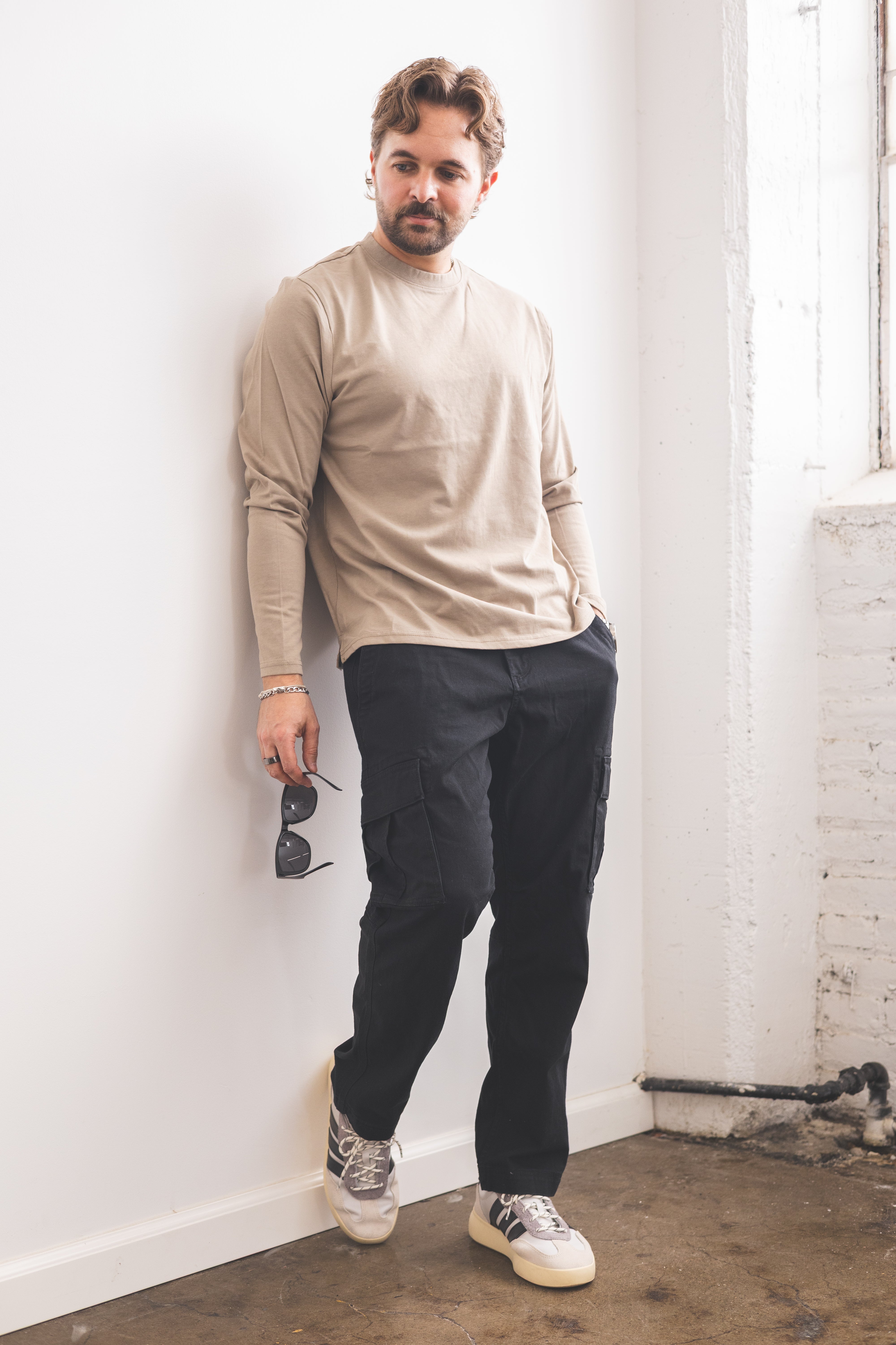 Long Sleeve Core T-Shirt Taupe