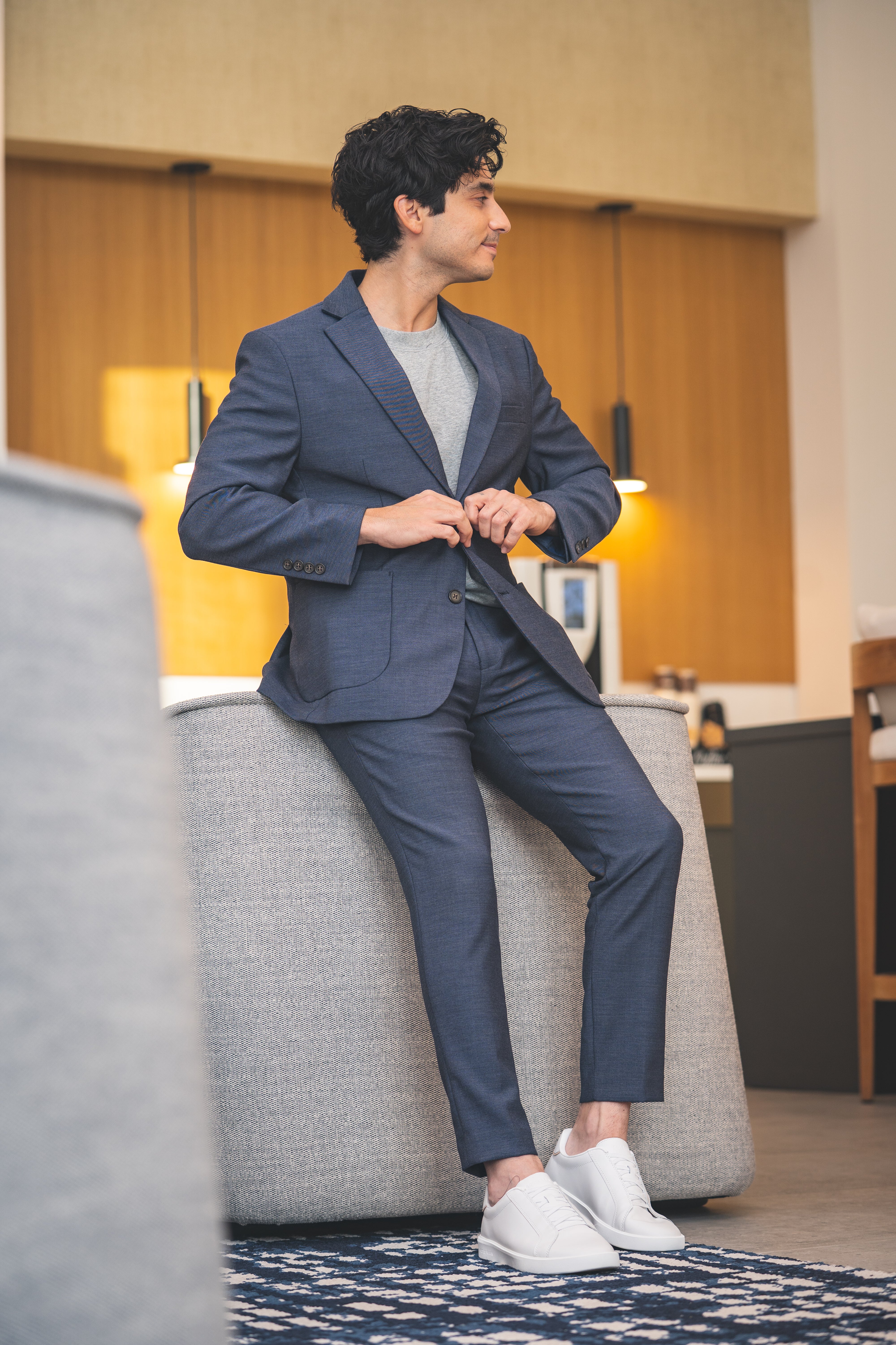 best dress pants for short men Mens Summer Shorts Slim Fit Gentle Work Dress Plaid Suit Short Pants Trousers