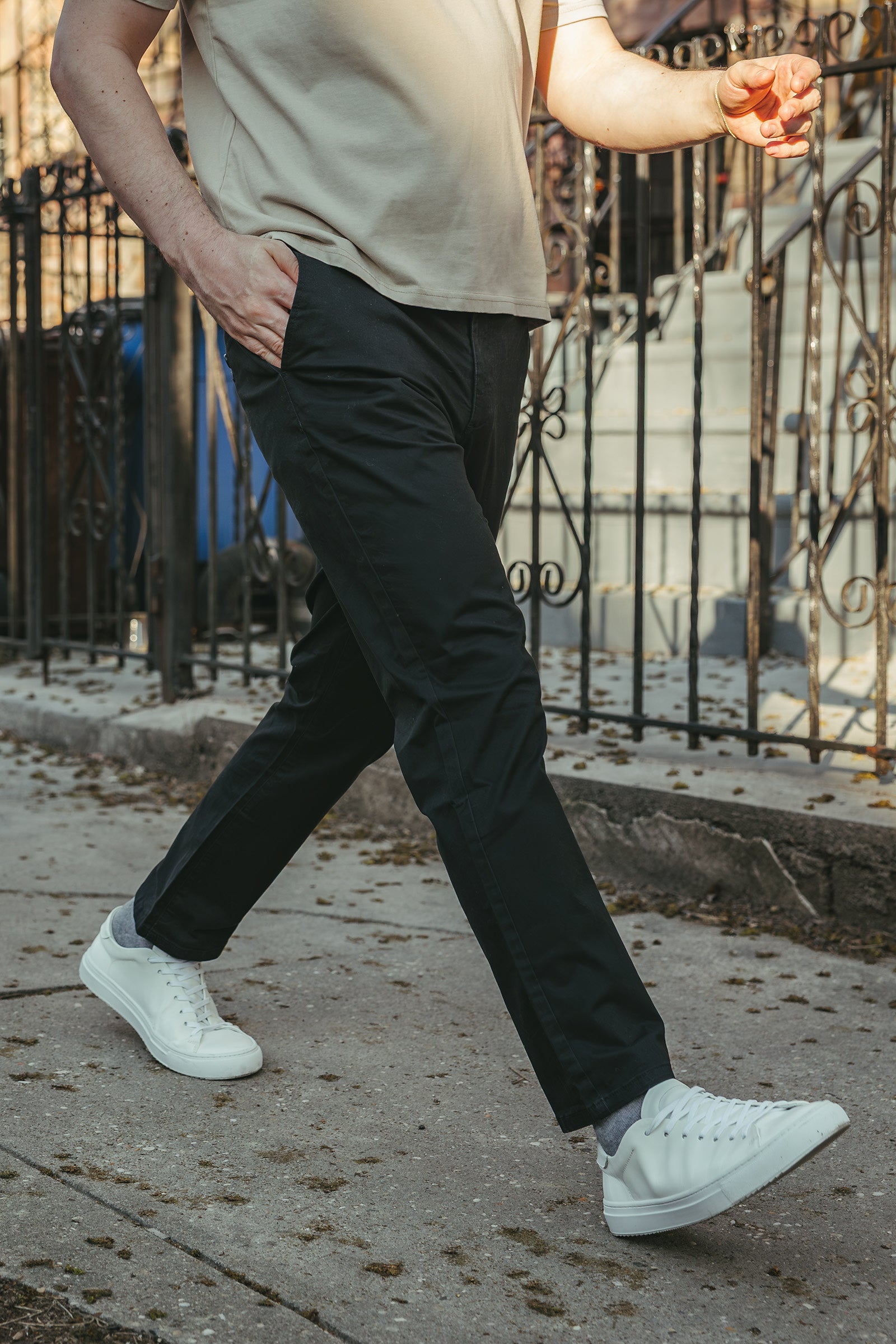Straight Fit Core Stretch Chino Black
