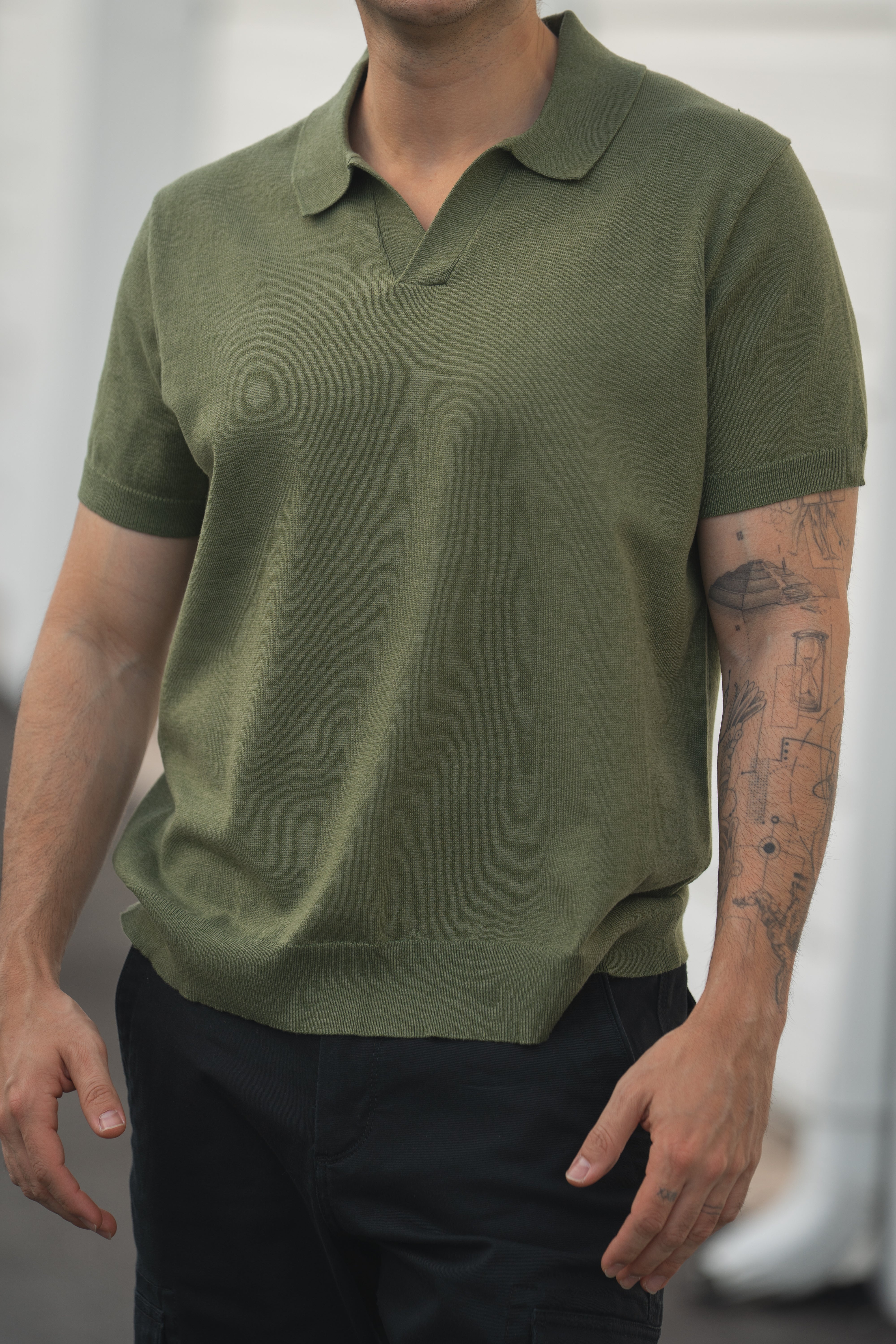 Sweater Polo Kelp