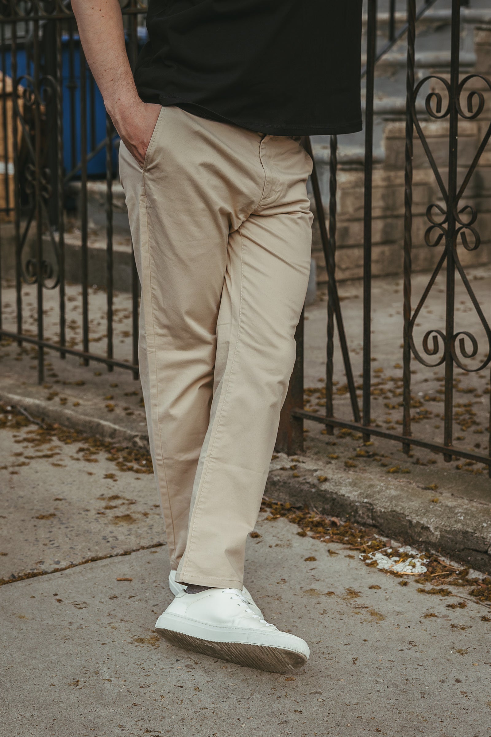 Straight Fit Core Stretch Chino Khaki