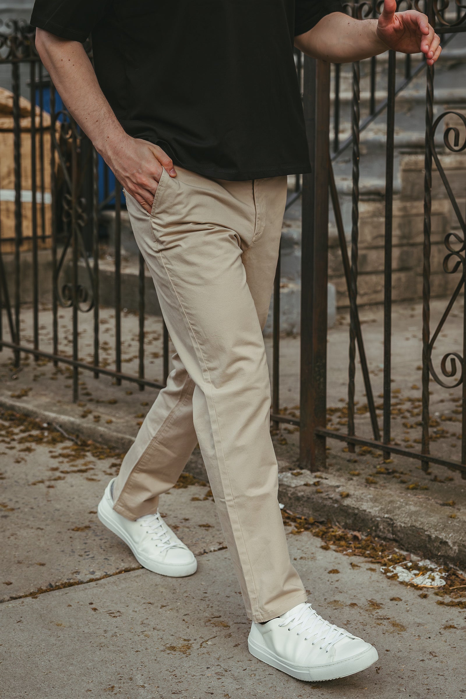 Straight Fit Core Stretch Chino Khaki
