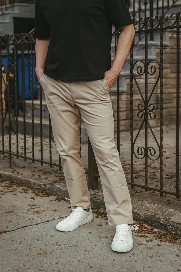 Straight Fit Core Stretch Chino Khaki