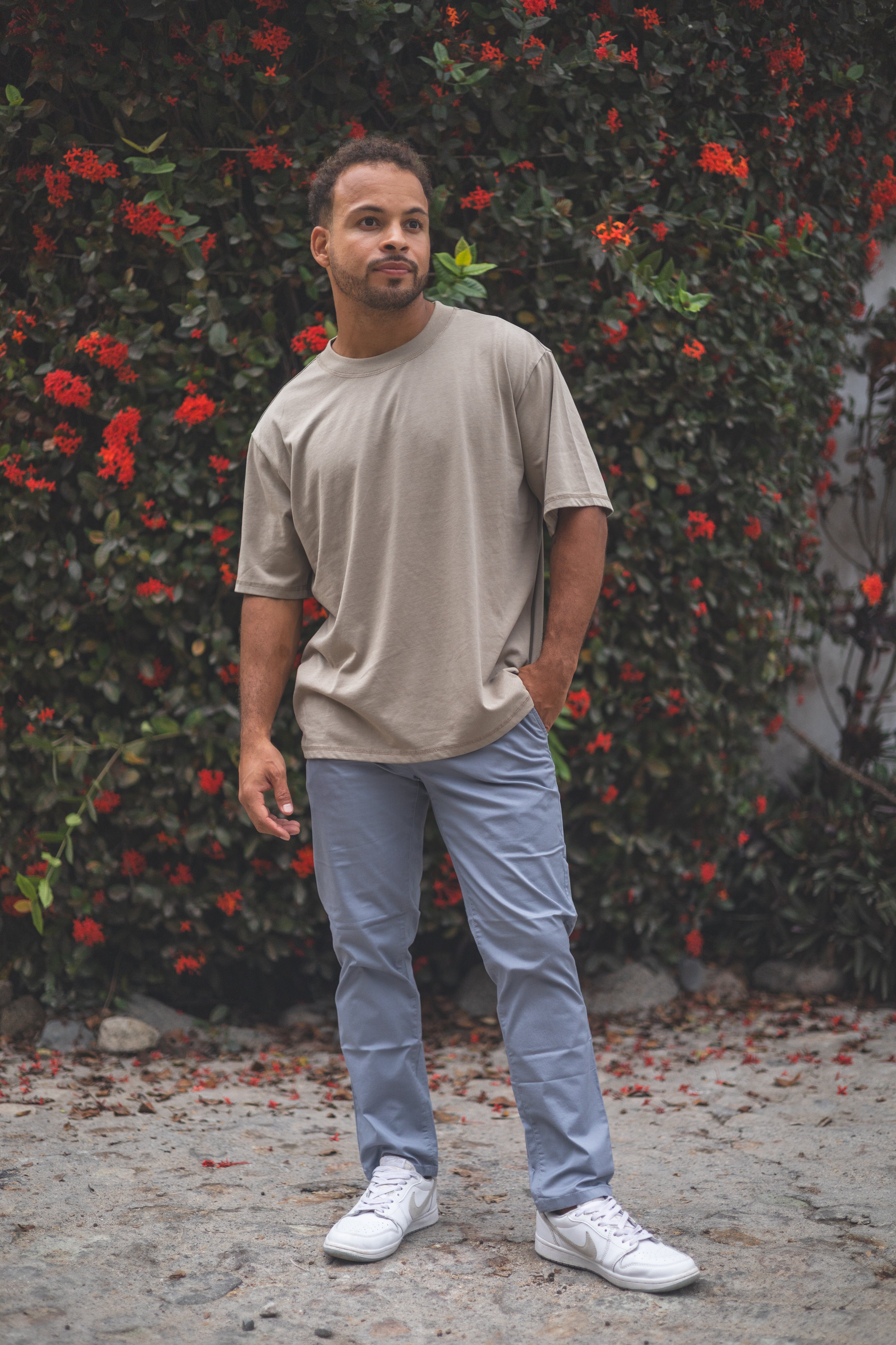 Lightweight Stretch Chino Dolphin Gray