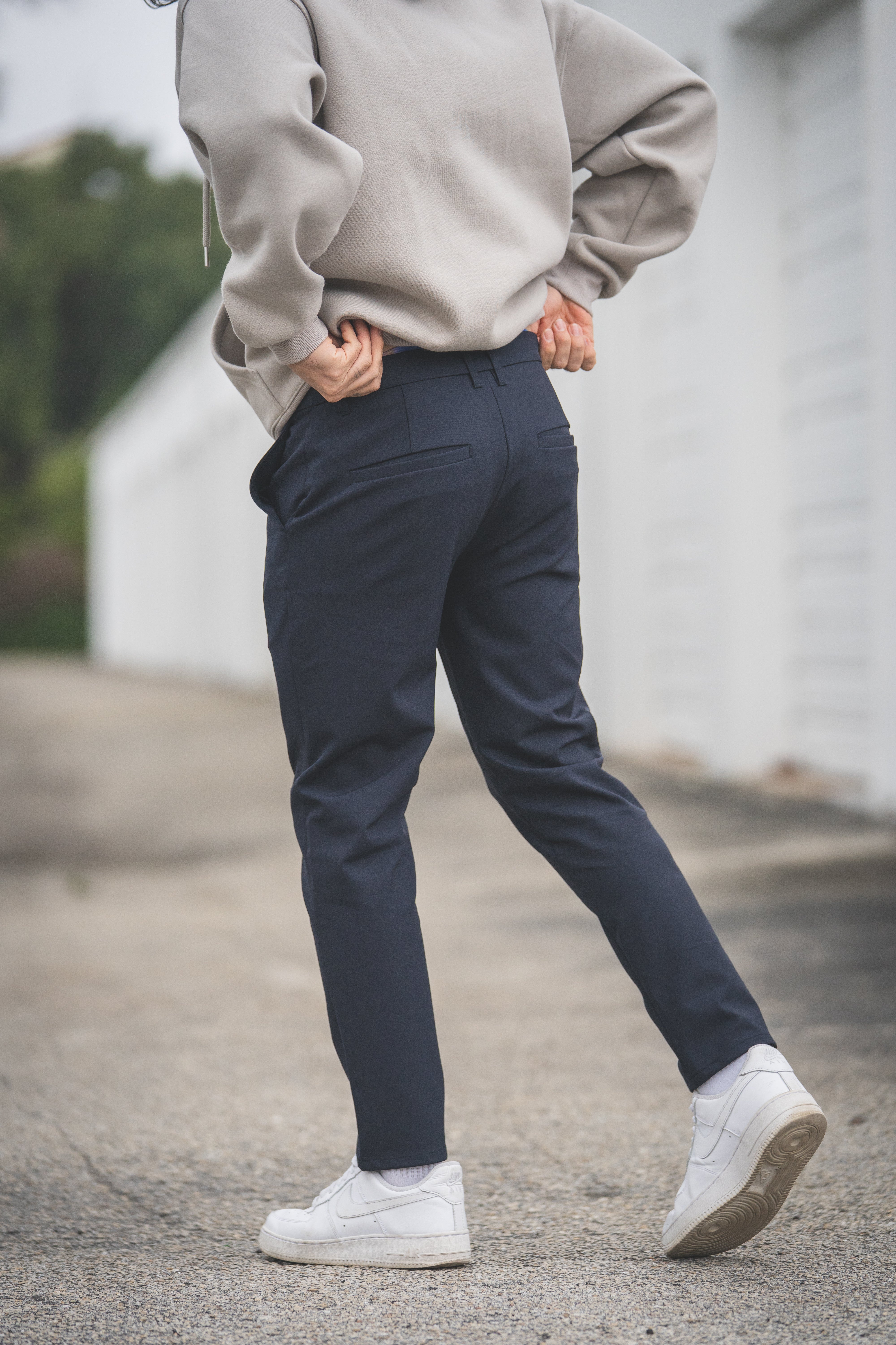 dress pants with sneakers Charcoal Outfits For Men (444 ideas & outfits) right hip coin pocket on waistband two back welt pockets with buttons Premium detailed finish inside 60% cotton How to Wear Dress Pants