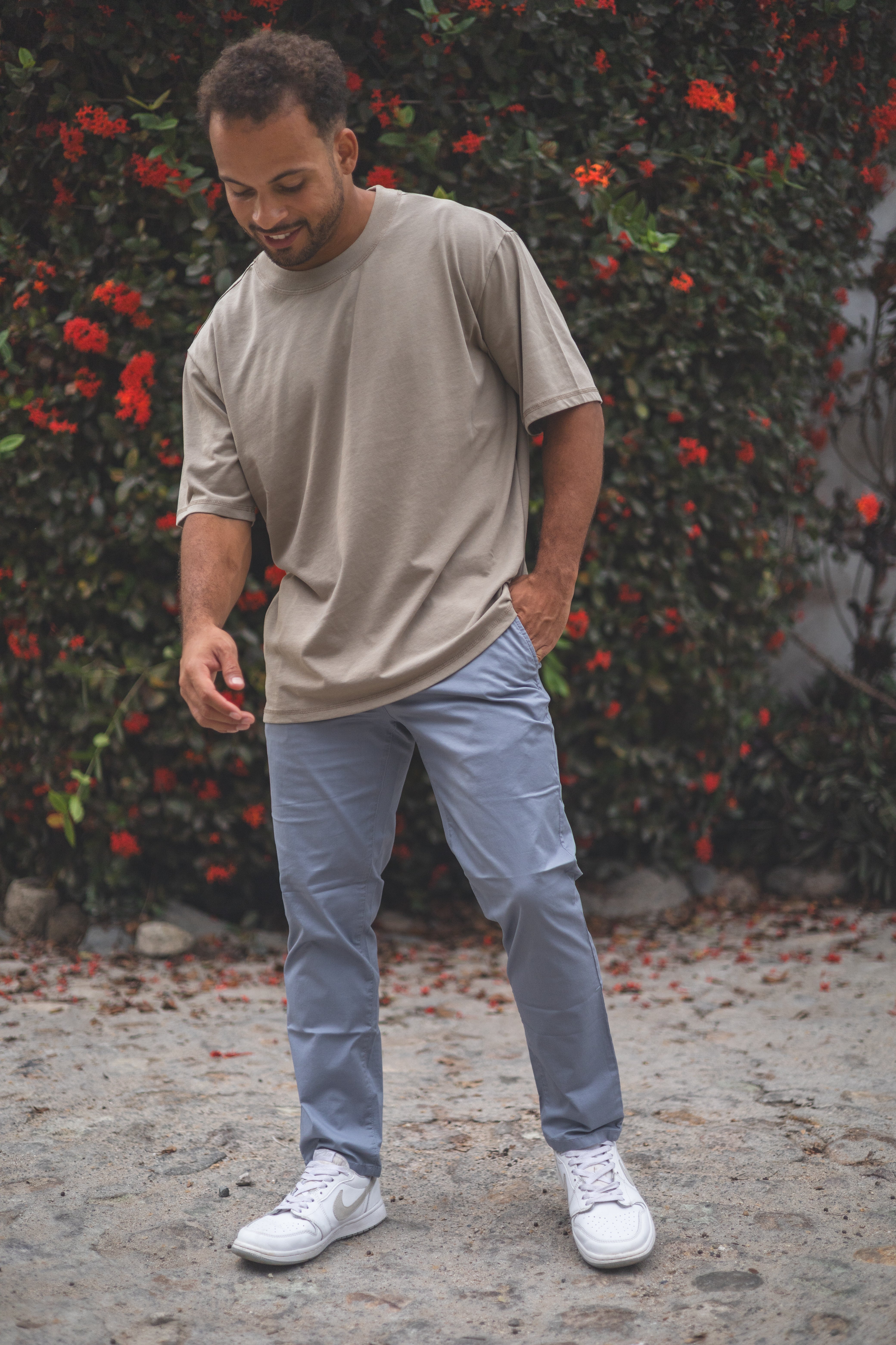 Lightweight Stretch Chino Dolphin Gray