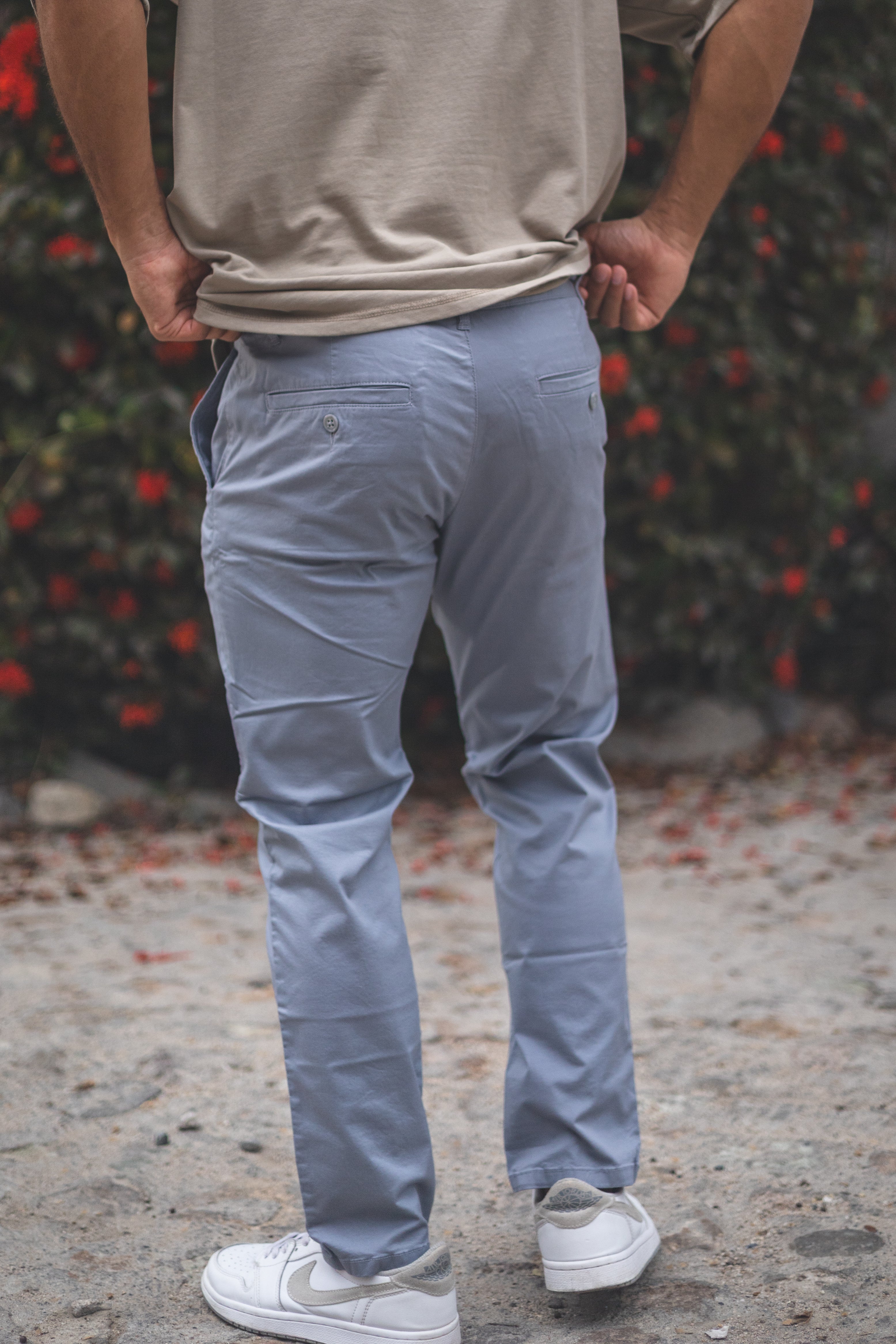 Lightweight Stretch Chino Dolphin Gray