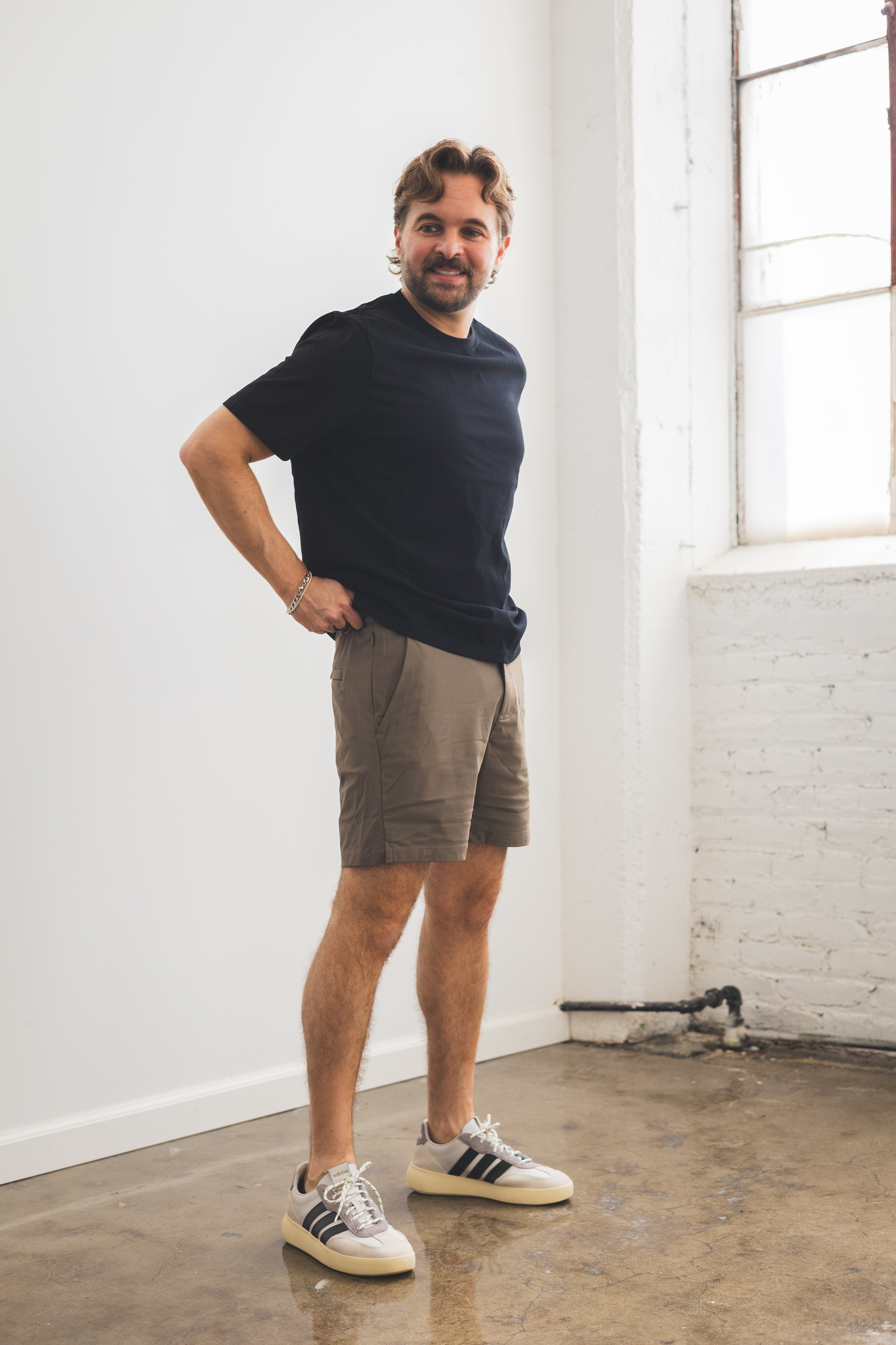 Pace Performance Shorts Taupe