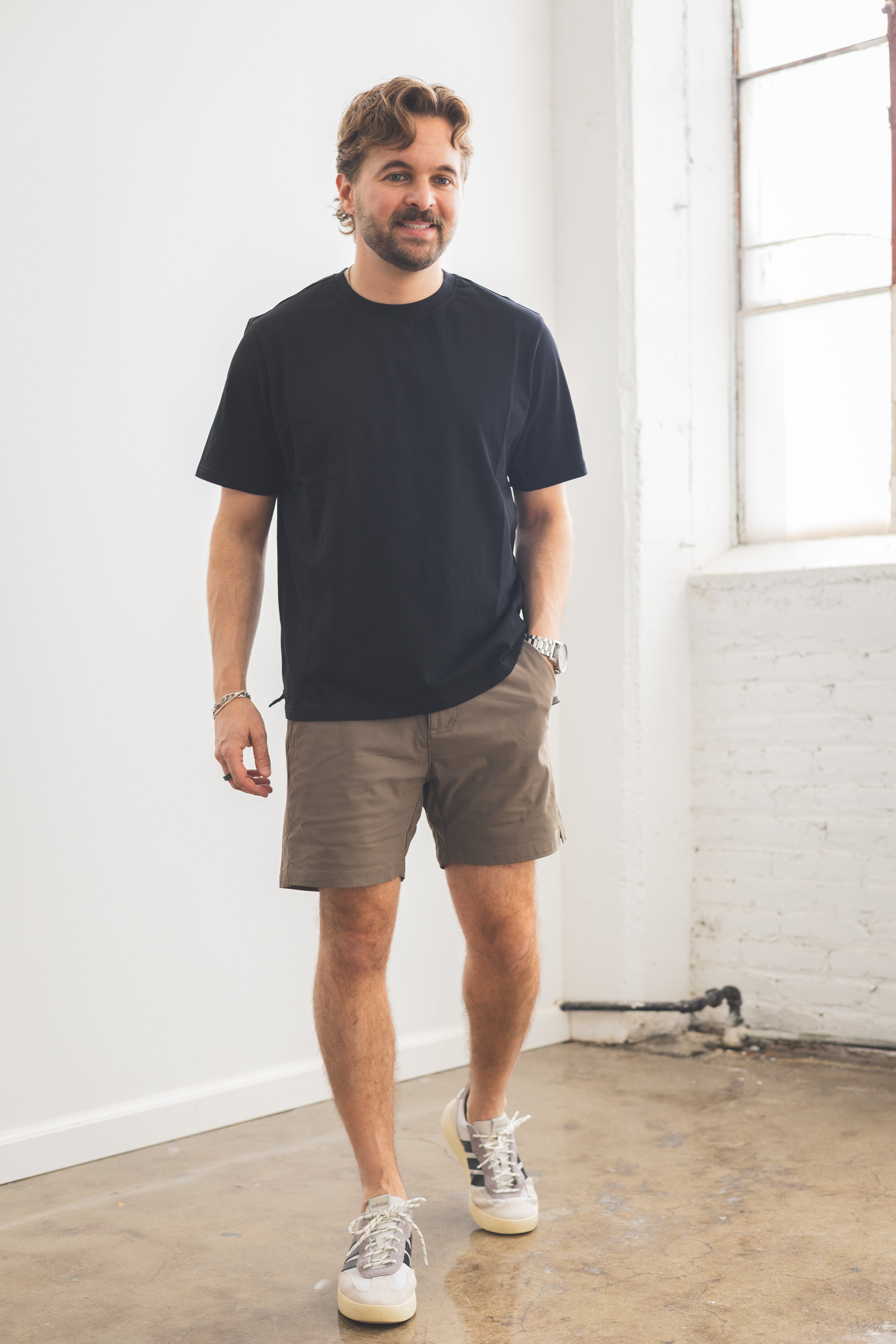 Pace Performance Shorts Taupe