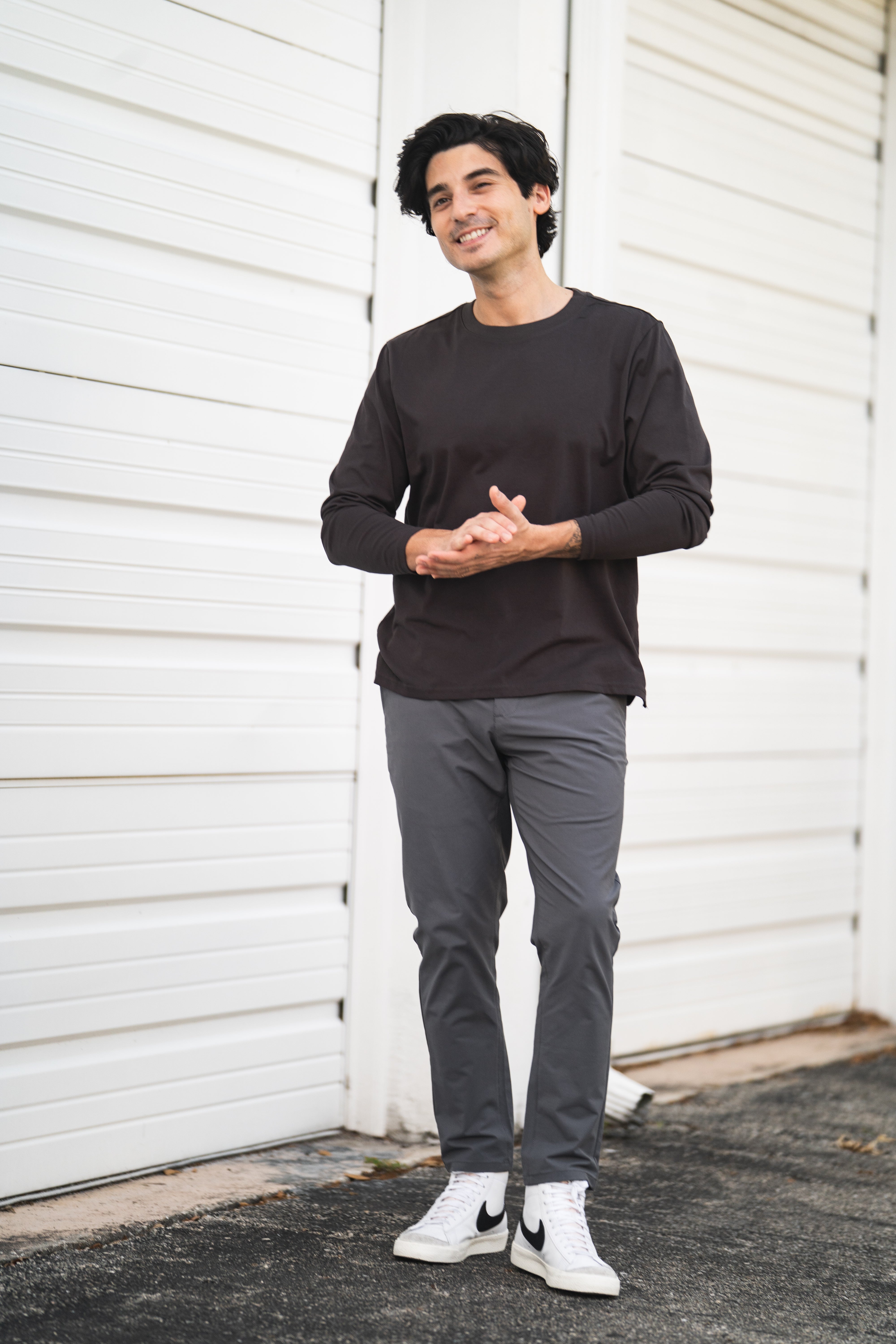 Coda Tech Chino Charcoal