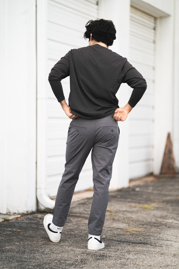 Coda Tech Chino Charcoal
