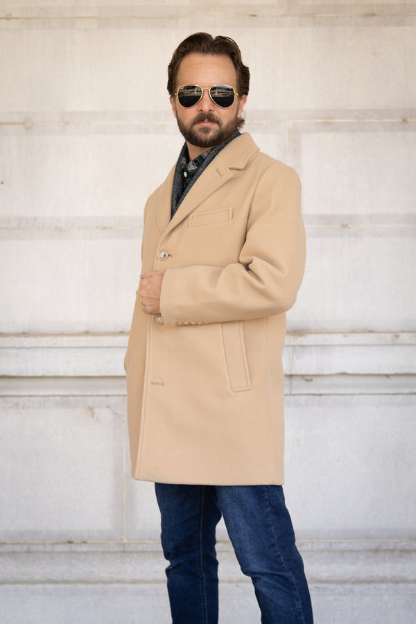Wool Overcoat Camel