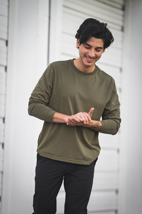 Long Sleeve Core T-Shirt Olive