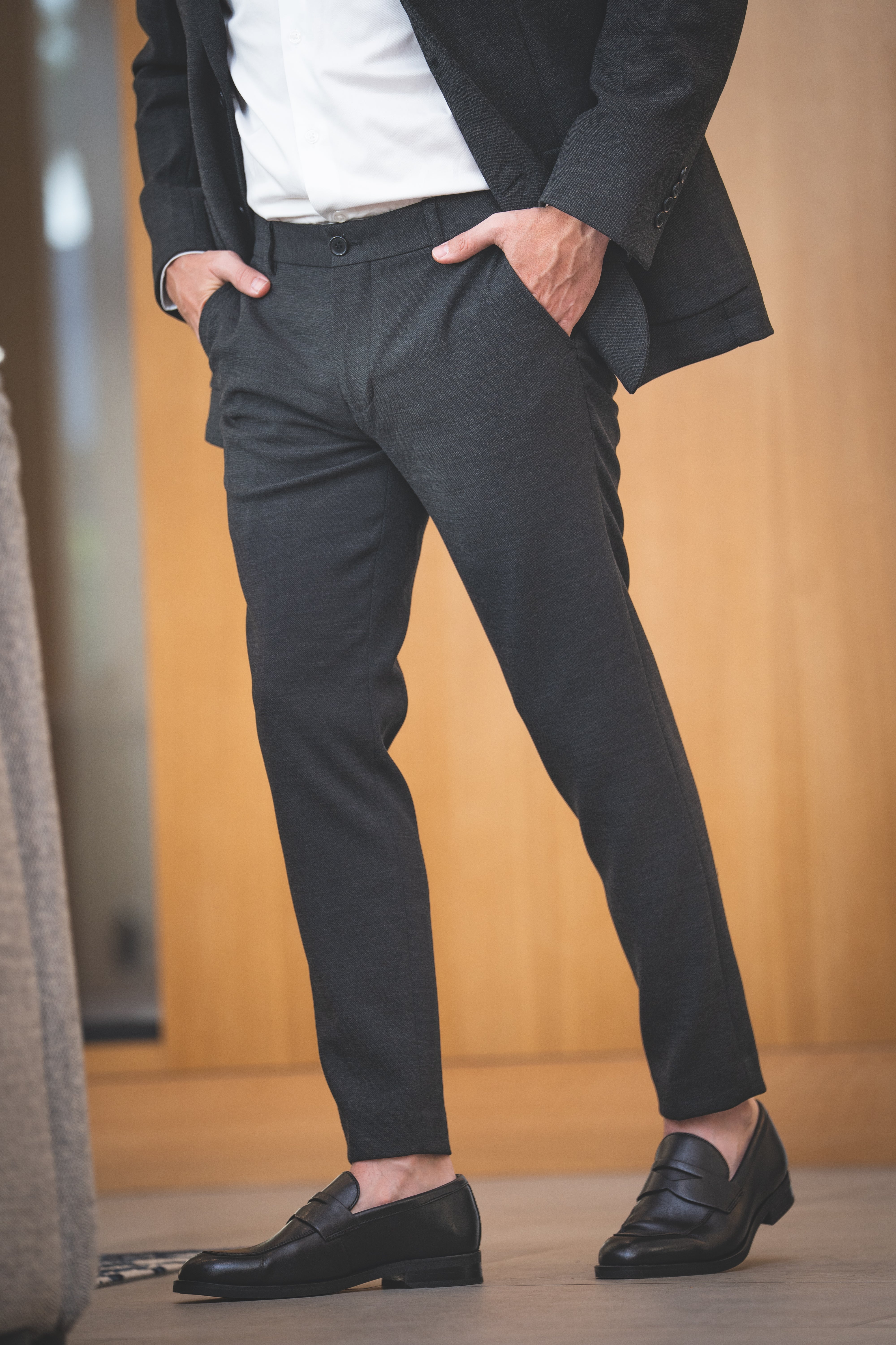 short black dress pants HDE Womens Pull On Dress Shorts 3" Inseam with Pockets High Waisted Chino Dressy Pleated Summer Stretchy Elastic Waist Shorts Black - S