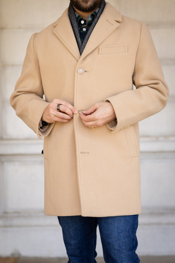 Wool Overcoat Camel