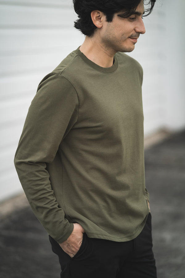 Long Sleeve Core T-Shirt Olive