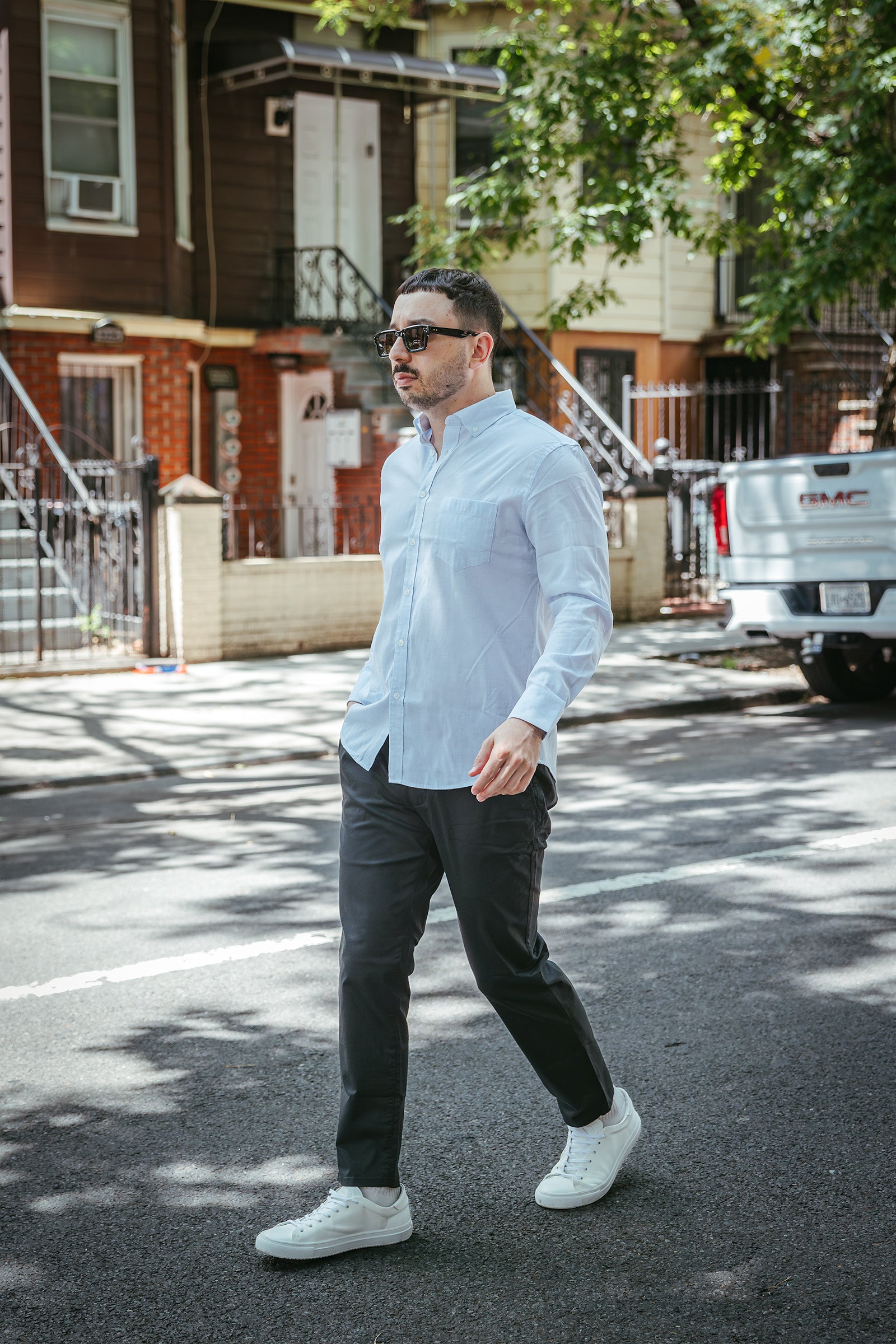 Lightweight Stretch Chino Charcoal