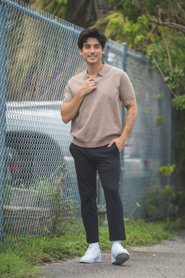Sweater Polo Oatmeal
