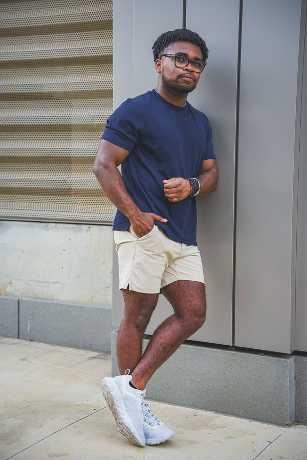Pace Performance Shorts Khaki