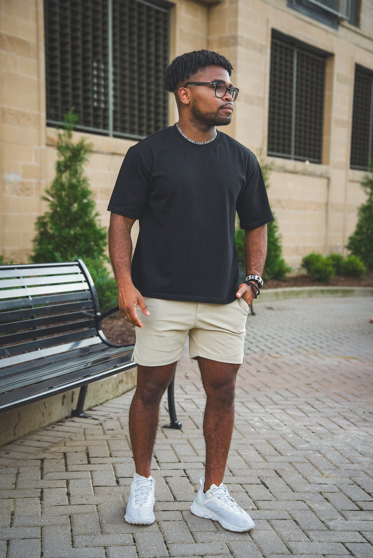 Pace Performance Shorts Khaki